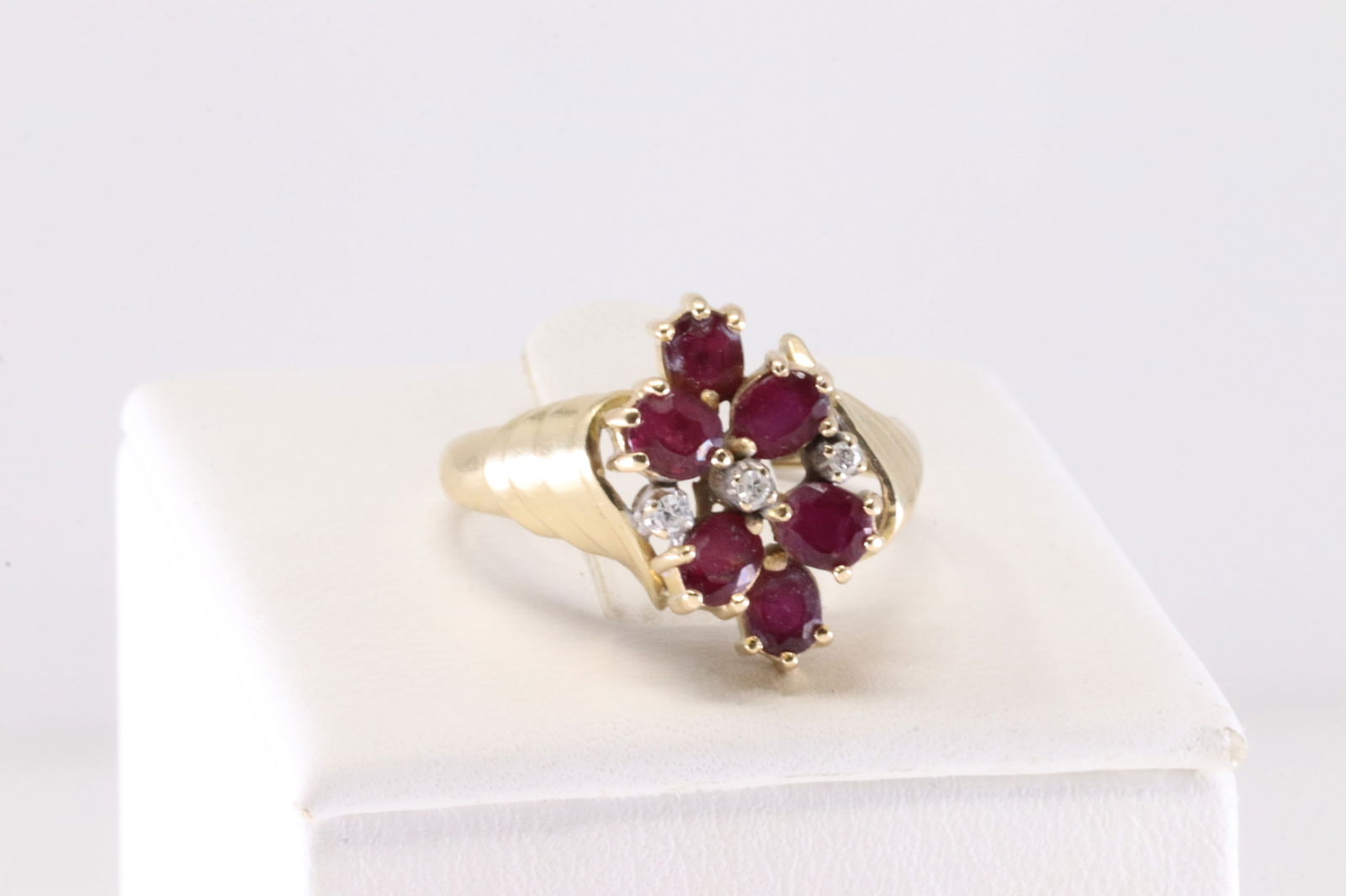 Ruby & Diamond Ring 14Kt. - 2
