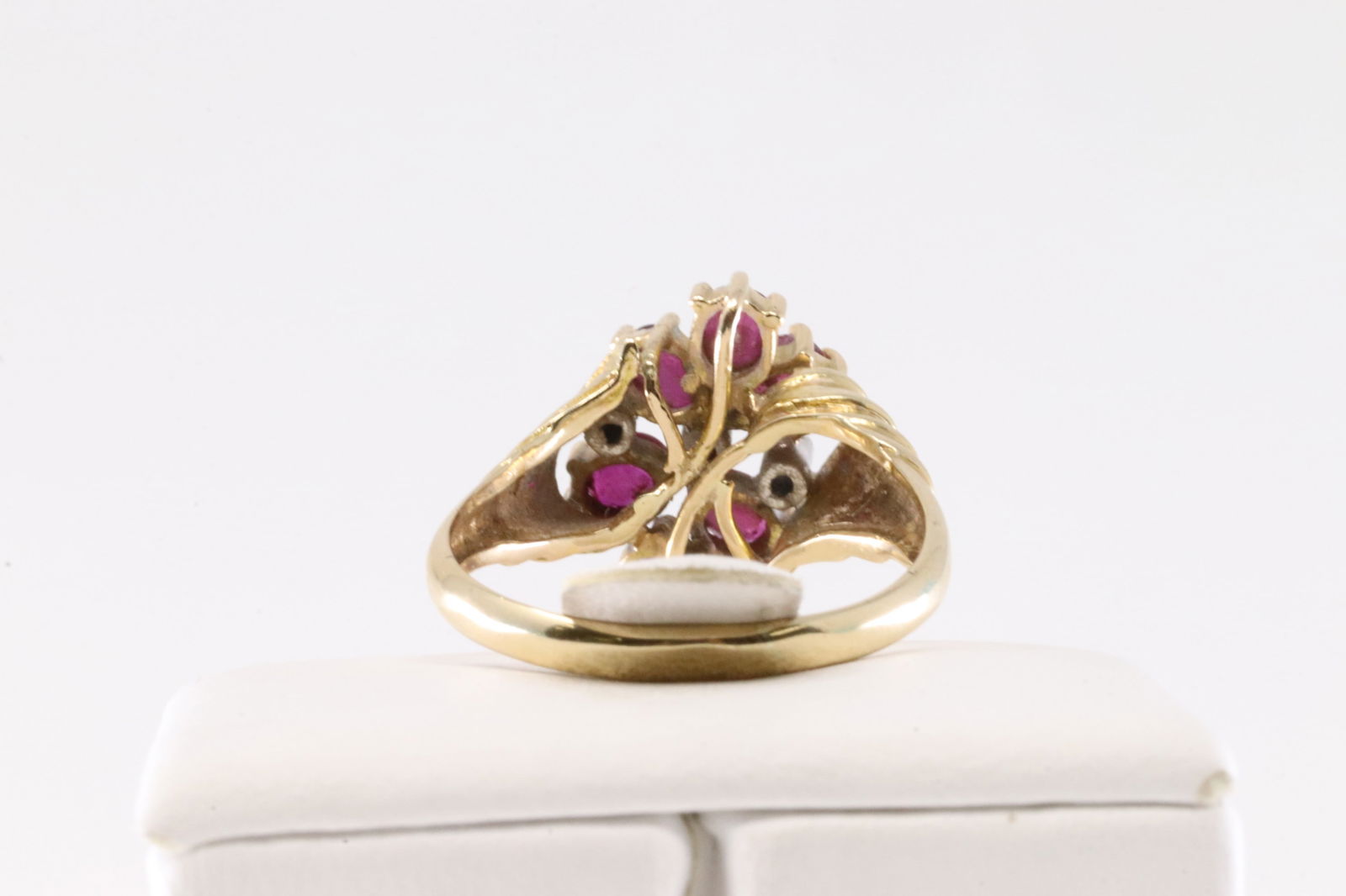 Ruby & Diamond Ring 14Kt. - 4