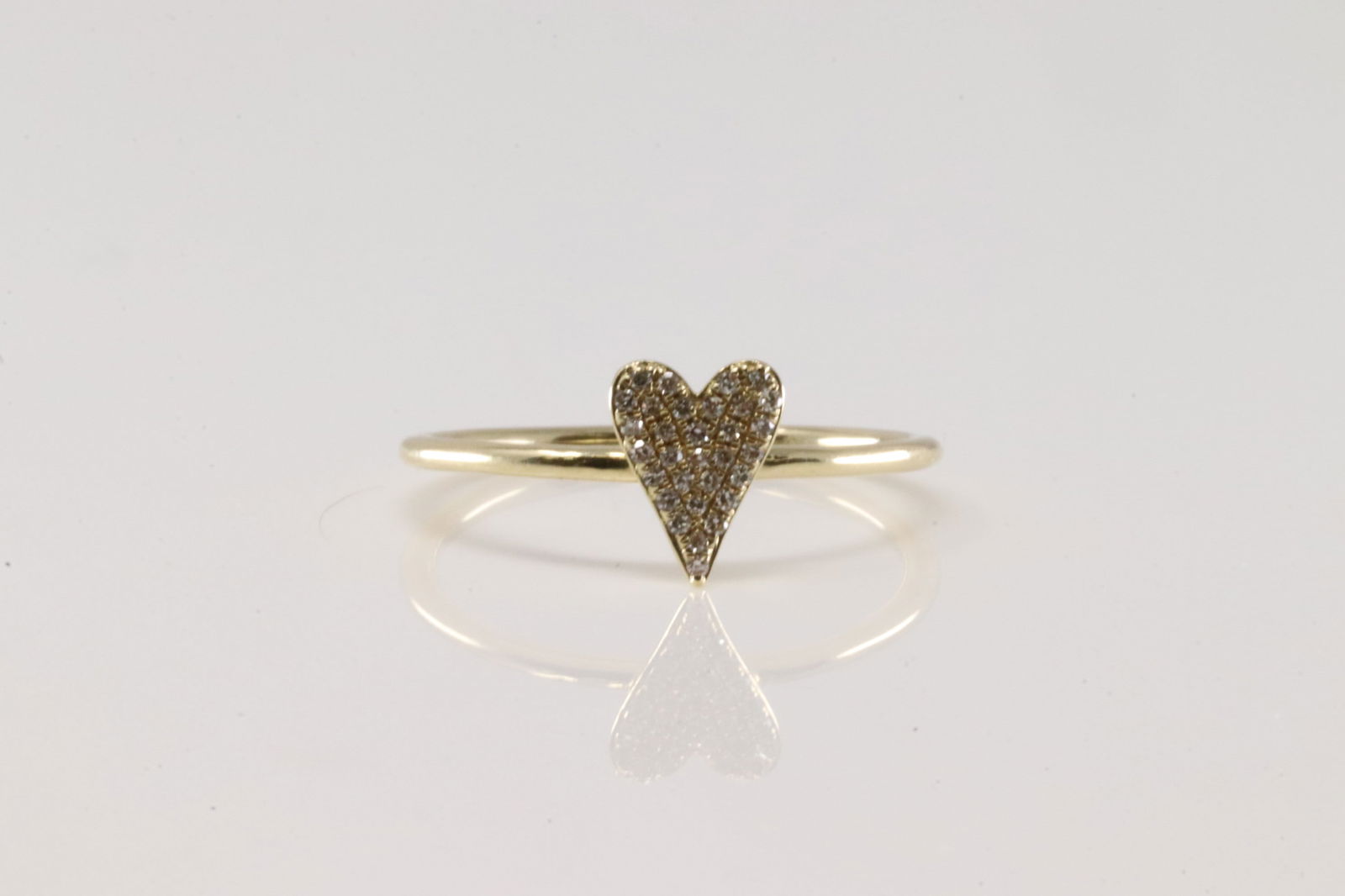 Diamond Heart Ring 10Kt. (1 of 3)