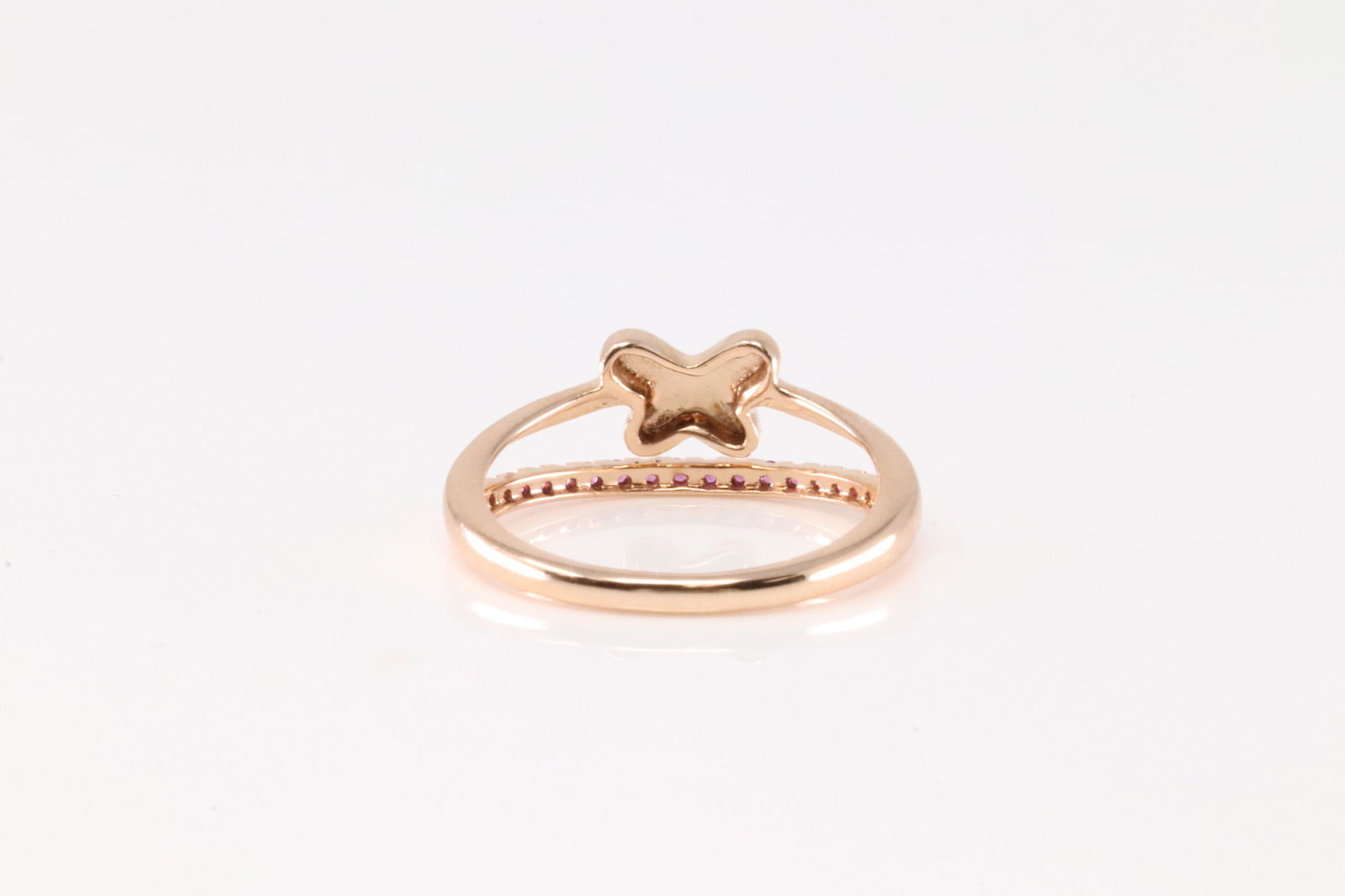 Ruby Diamond Ring 14Kt. - 4