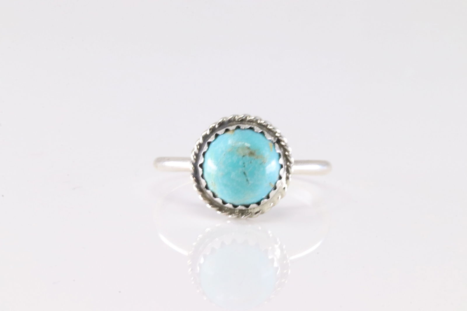 America Sterling Silver Turquoise Ring. (1 of 3)
