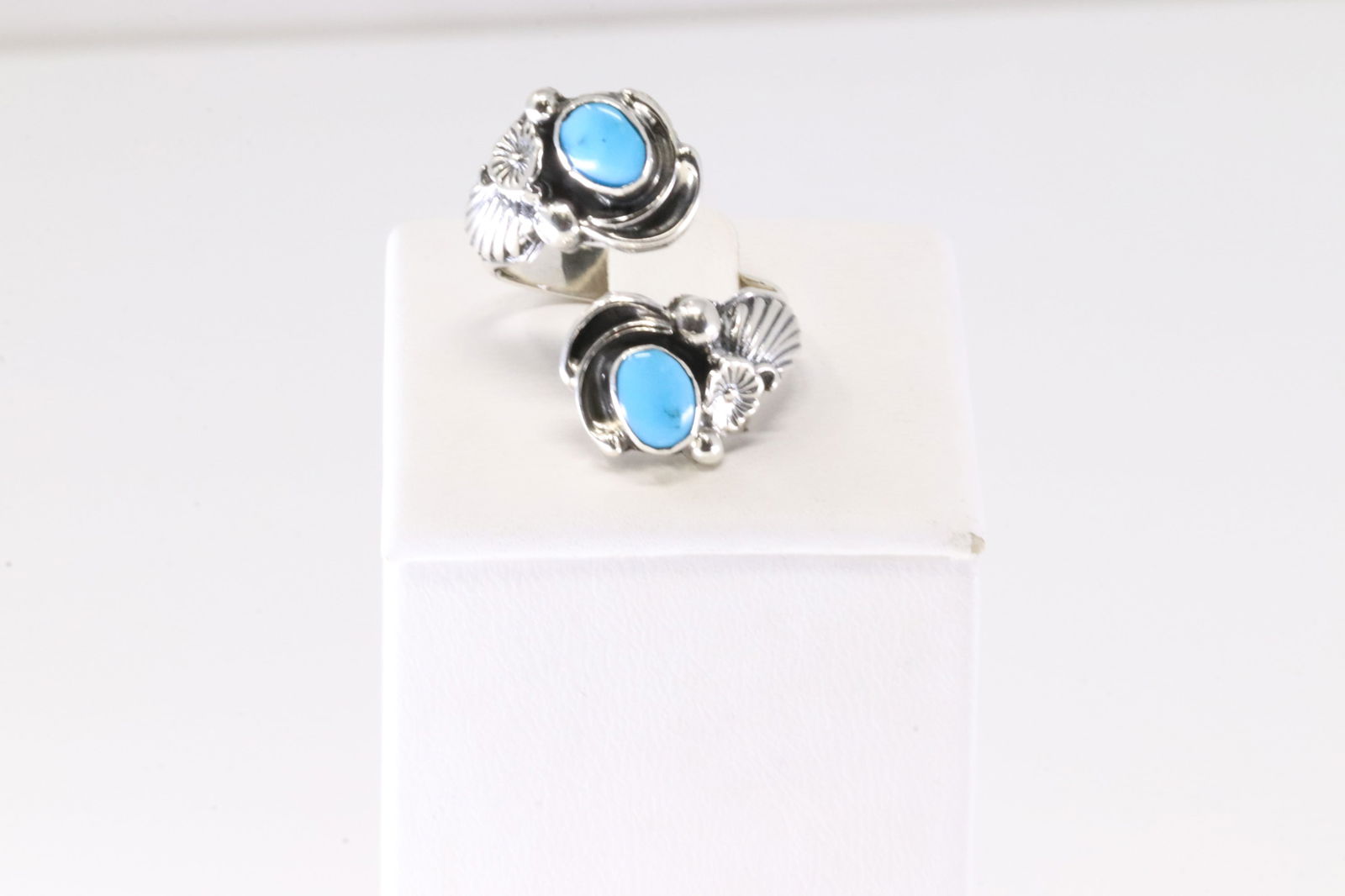 America Sterling Silver Turquoise Ring. (1 of 4)