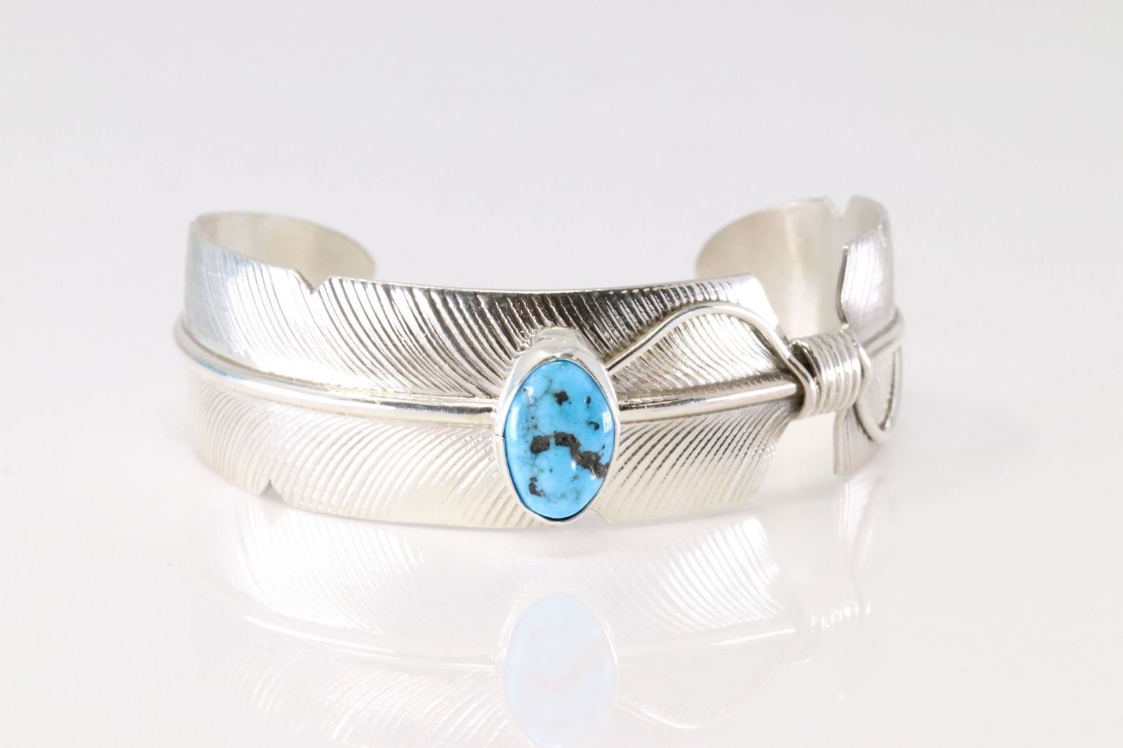Native America Navajo Sterling Silver Turquoise Bracelet Cuff By Chris Charley.: This is a Native America Navajo Sterling Silver Turquoise Bracelet Cuff By Chris Charley. Stamp CC.