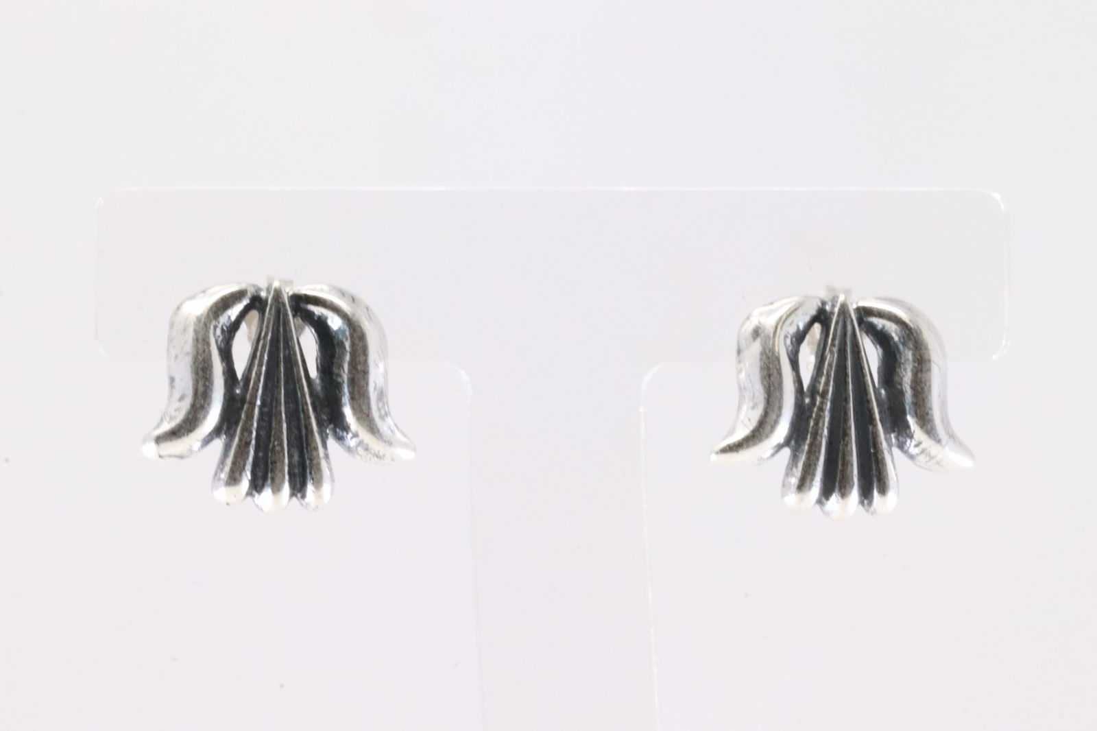 America Sterling Silver Solid Post Earring's. - 2