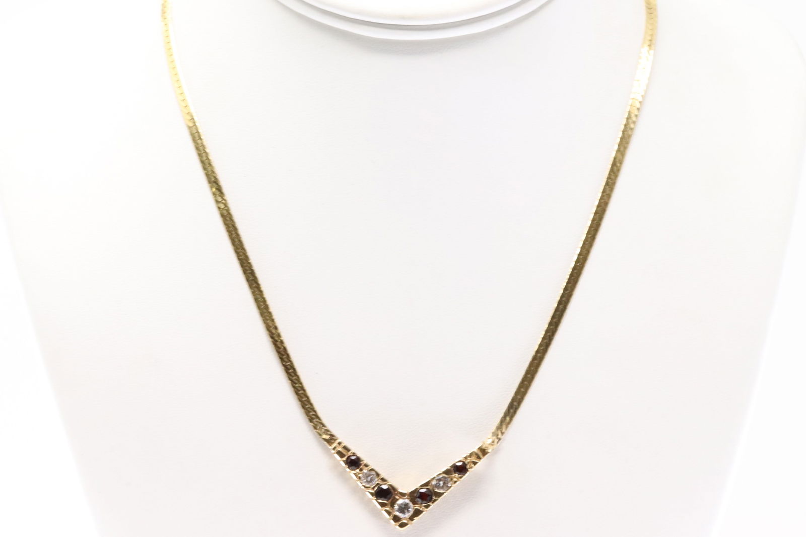 Ruby & Diamond Necklace 14Kt. - 2