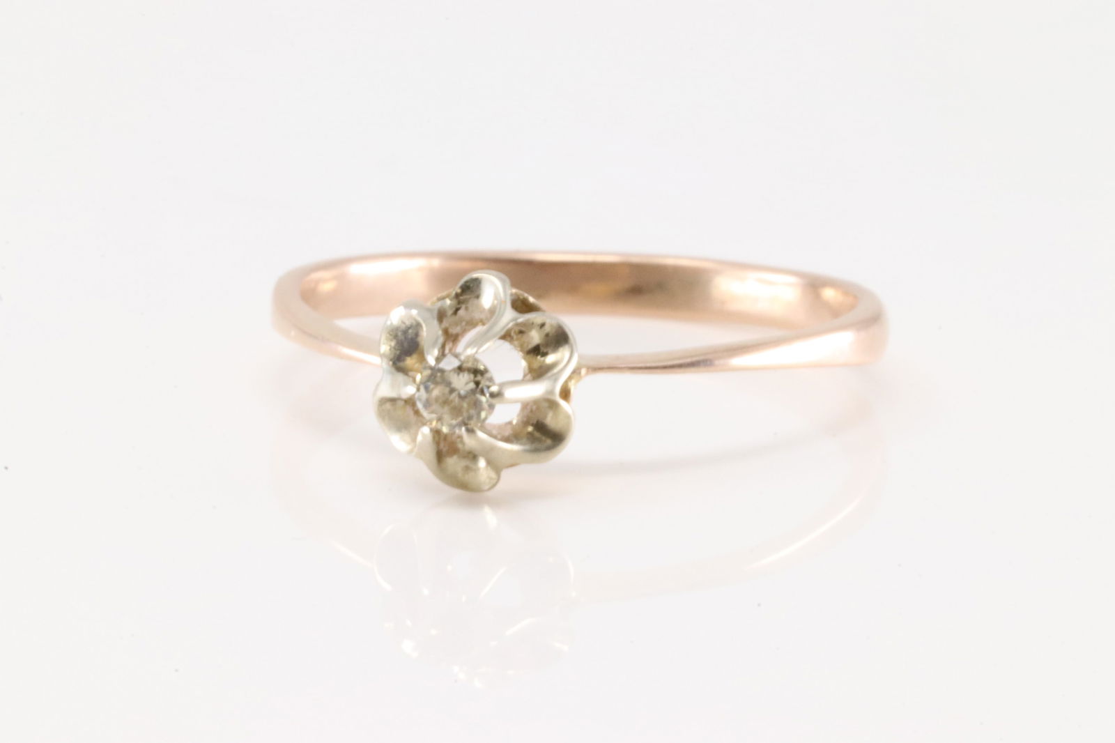 Flower Diamond Ring 14Kt. - 2