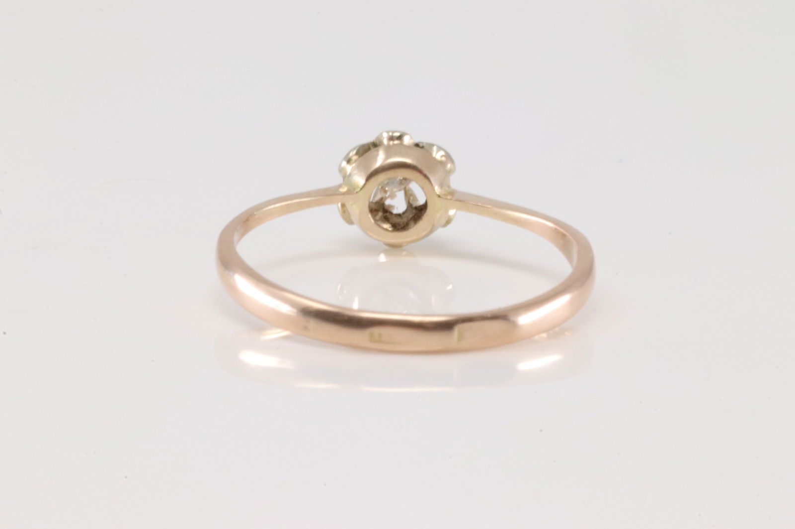 Flower Diamond Ring 14Kt. - 4