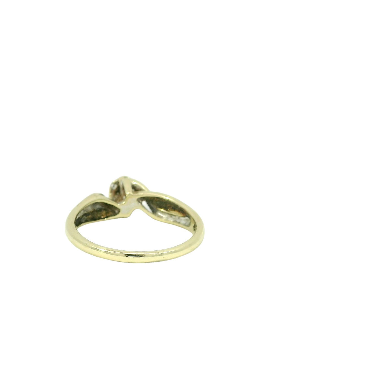 10KT Diamond Gold Ring - 3