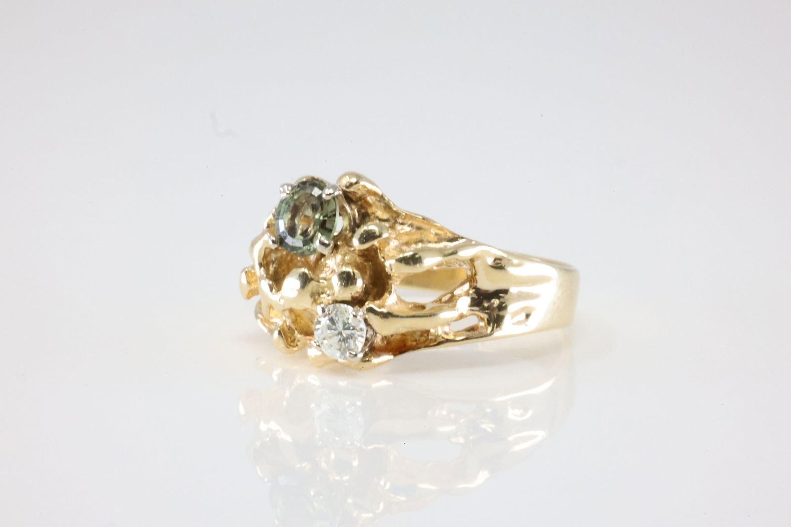 Nugget Diamond Ring - 3