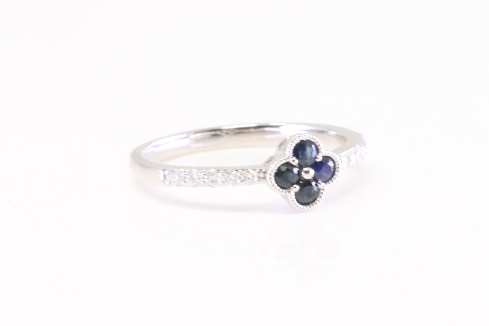 Sapphire & Diamond Ring 14Kt. - 2