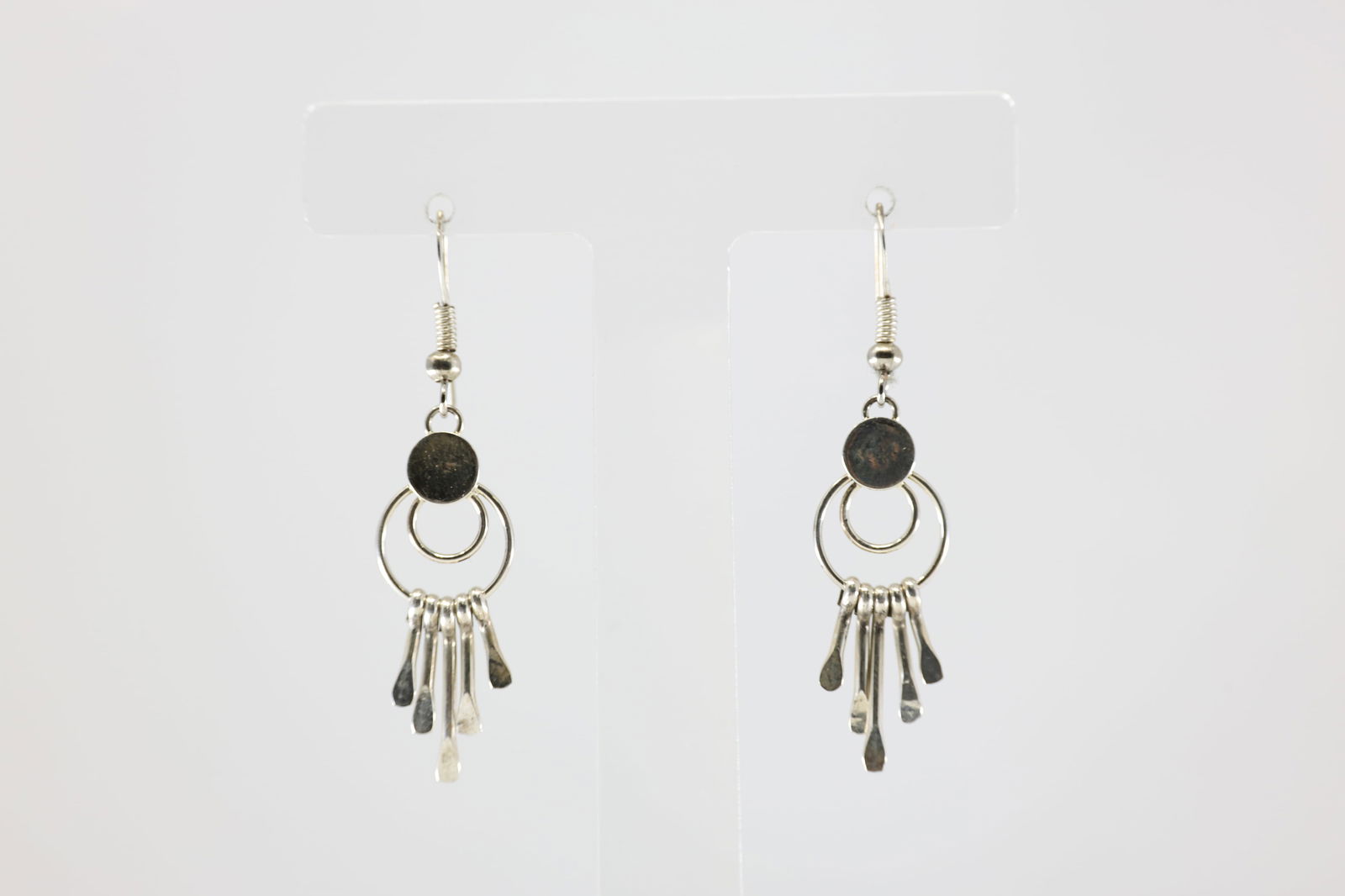 America Sterling Silver Dangling Earring's. (1 of 3)