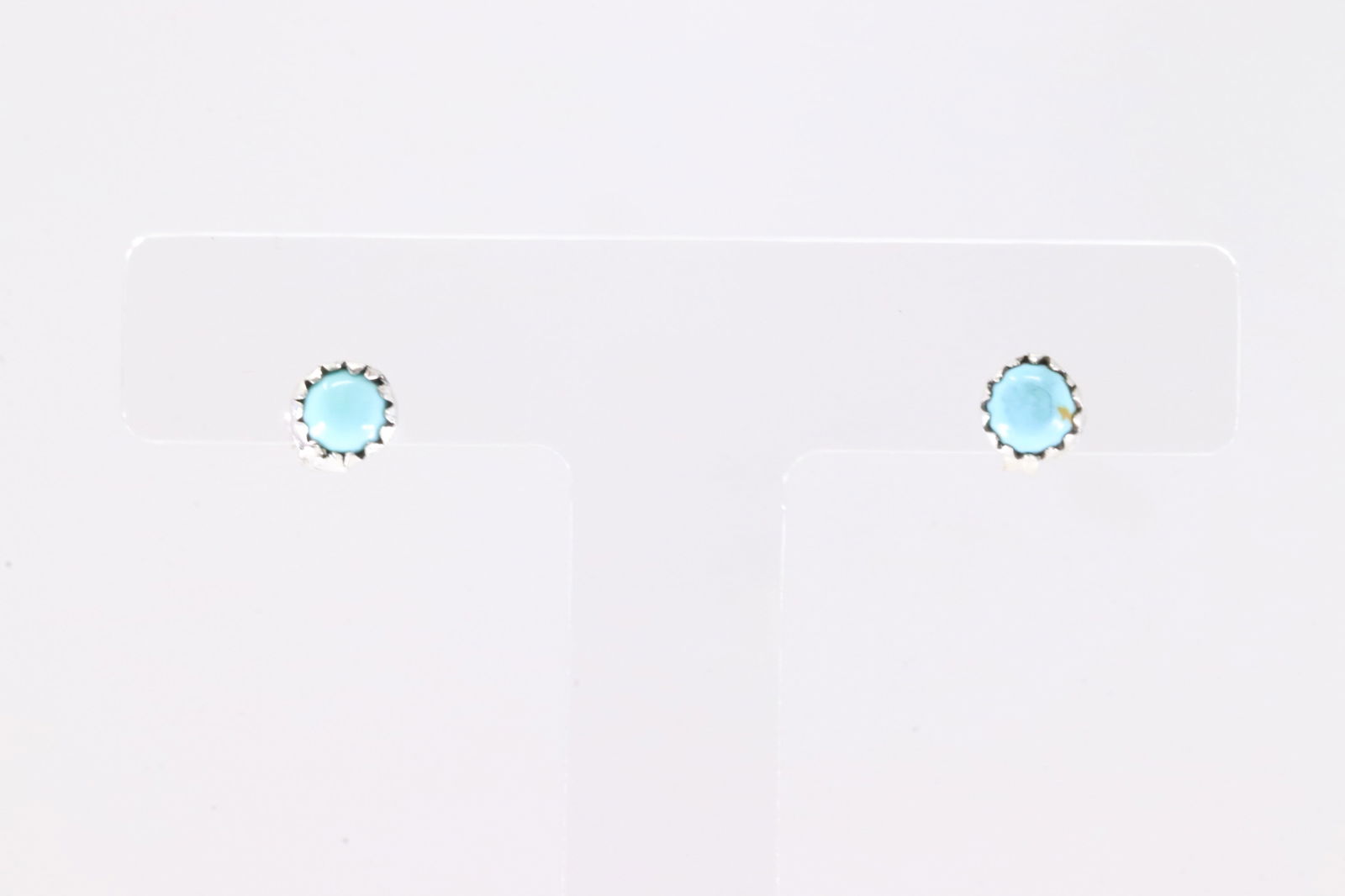 America Sterling Silver Turquoise Post Earring's.: This is a America Sterling Silver Turquoise Post Earring's.