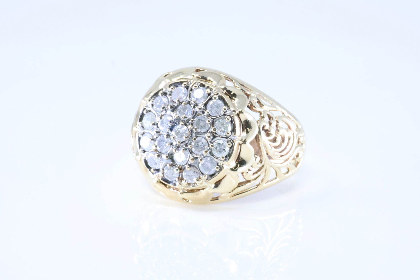 Diamond Ring 10Kt. - 3