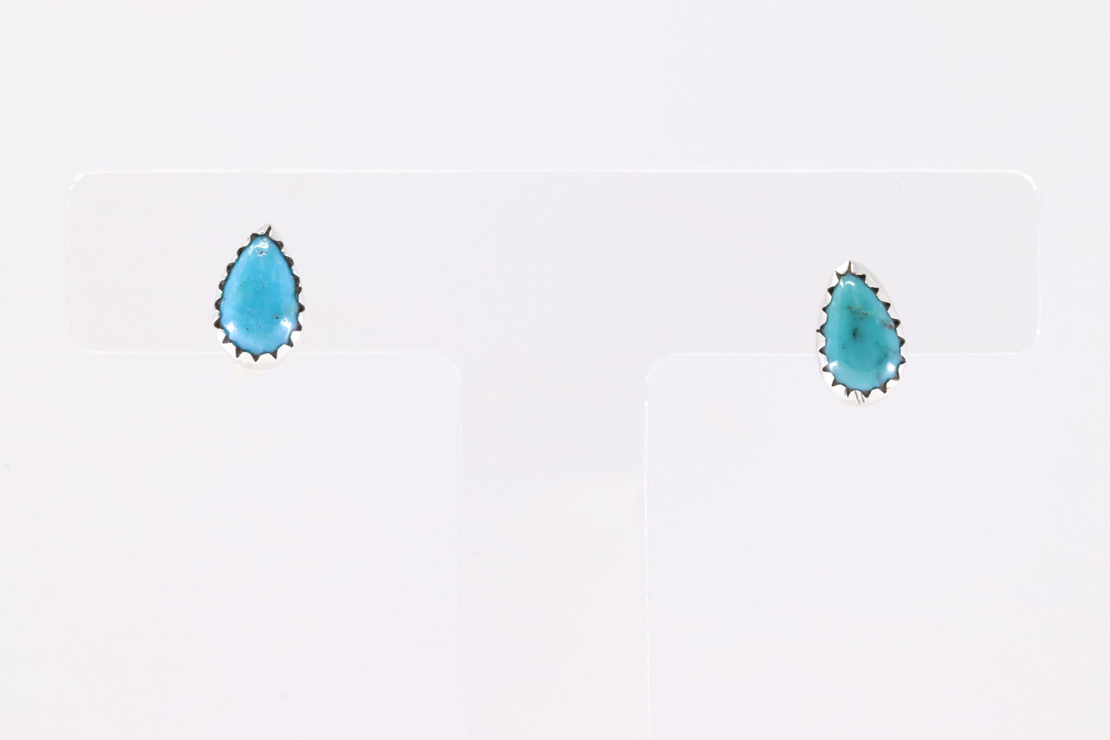 America Sterling Silver Turquoise Post Earring's.: This is a America Sterling Silver Turquoise Post Earring's.