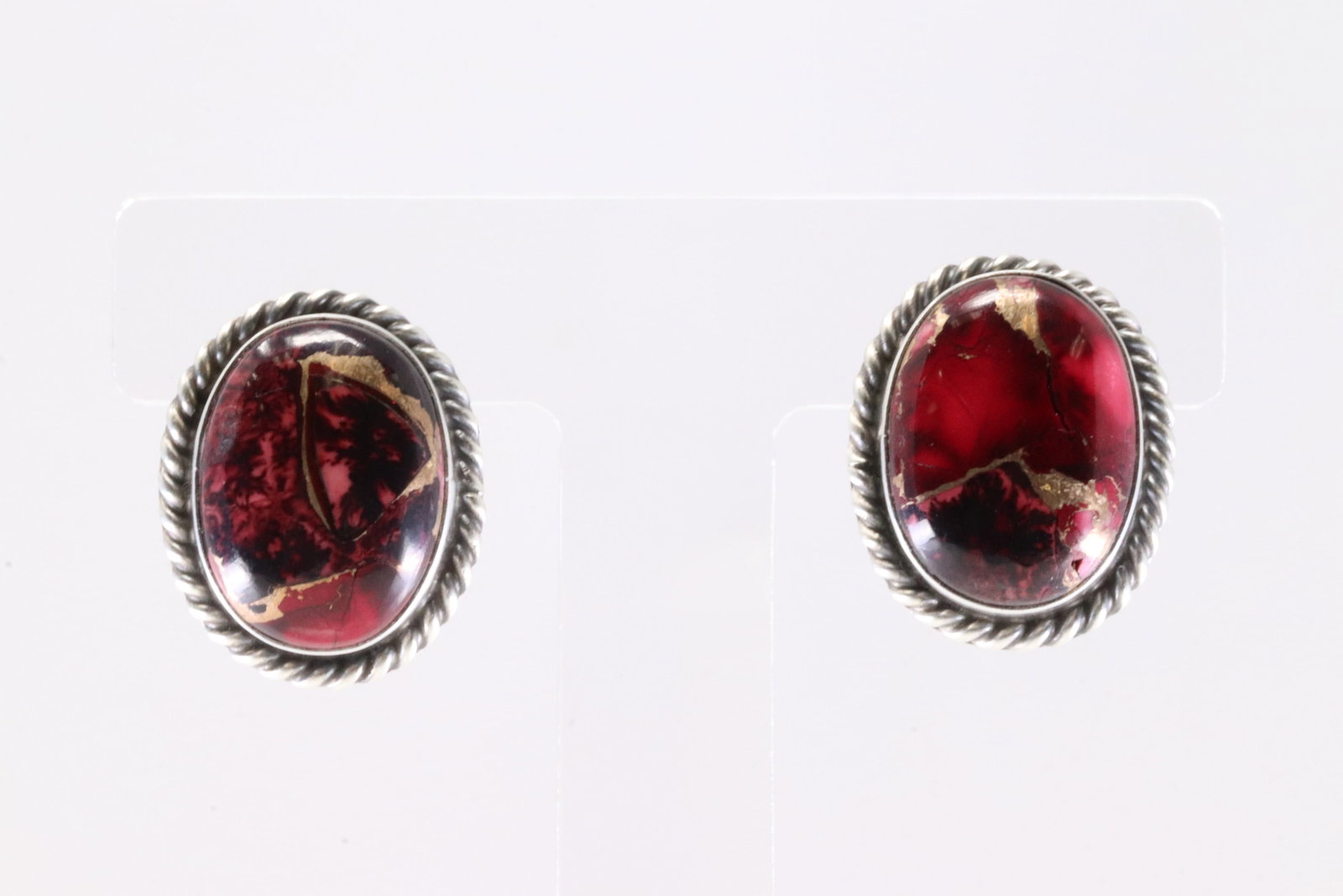 Native America Navajo Sterling Silver Dalia Rose Post Earring's By Chassity Belone.: This is a Native America Navajo Sterling Silver Dalia Rose Post Earring's By Chassity Belone.