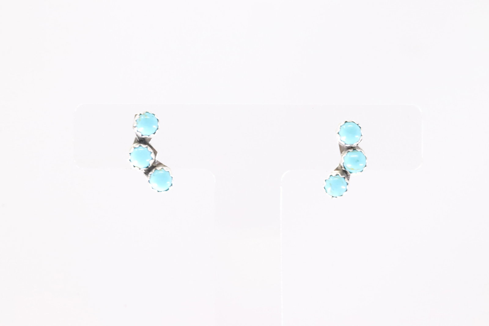 America Sterling Silver Turquoise Post Earring's.: This is a America Sterling Silver Turquoise Post Earring's.