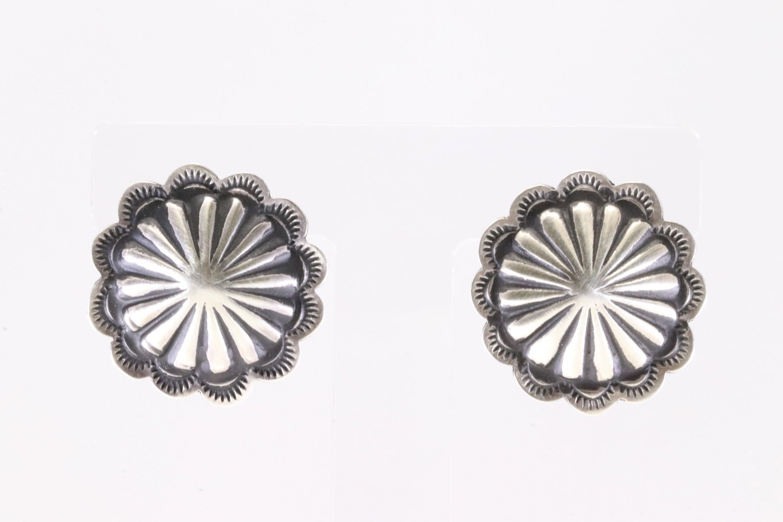 America Sterling Silver Solid Stamped Post Earring's.: This is a America Sterling Silver Solid Stamped Post Earring's.