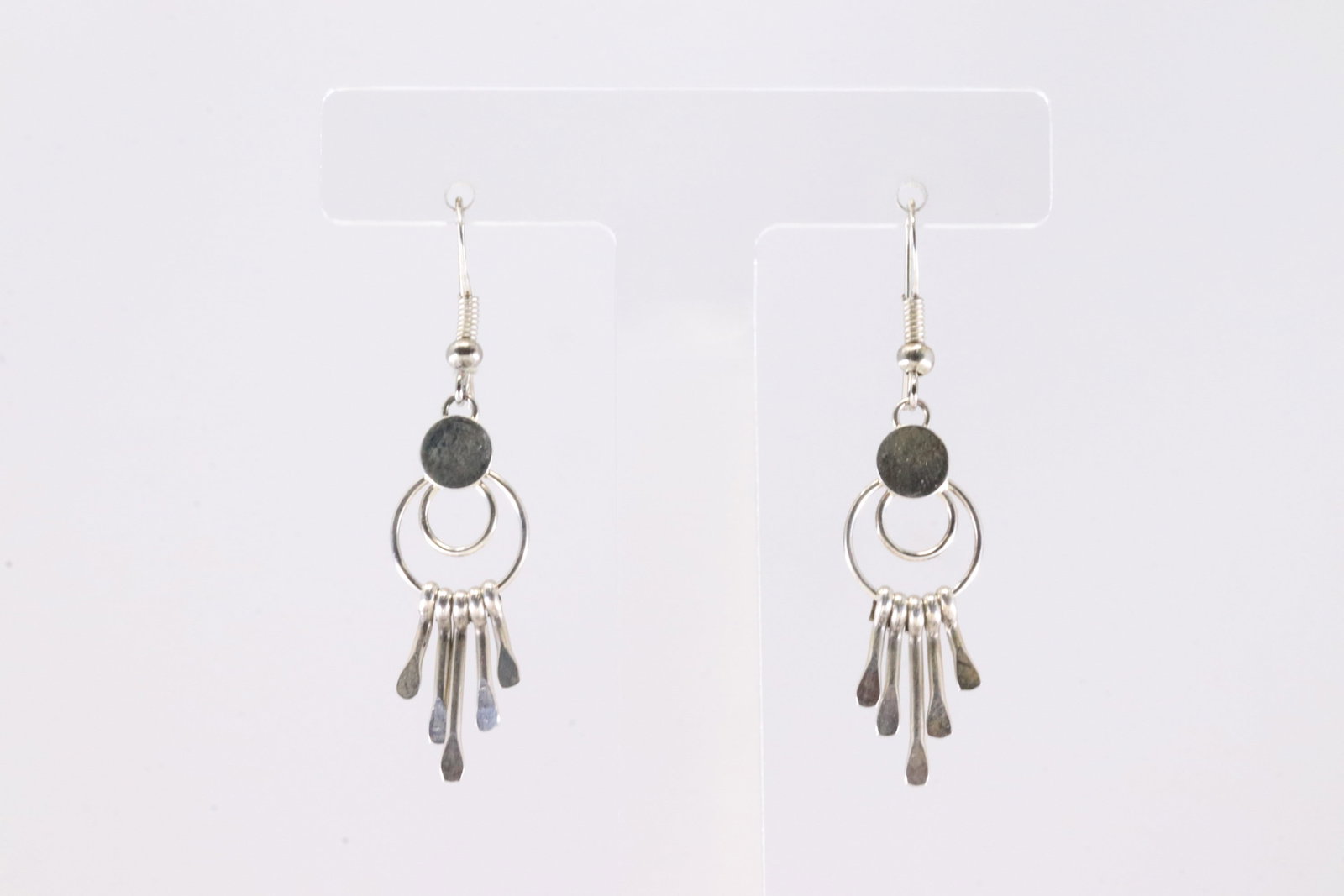 America Sterling Silver Dangling Earring's. (1 of 3)