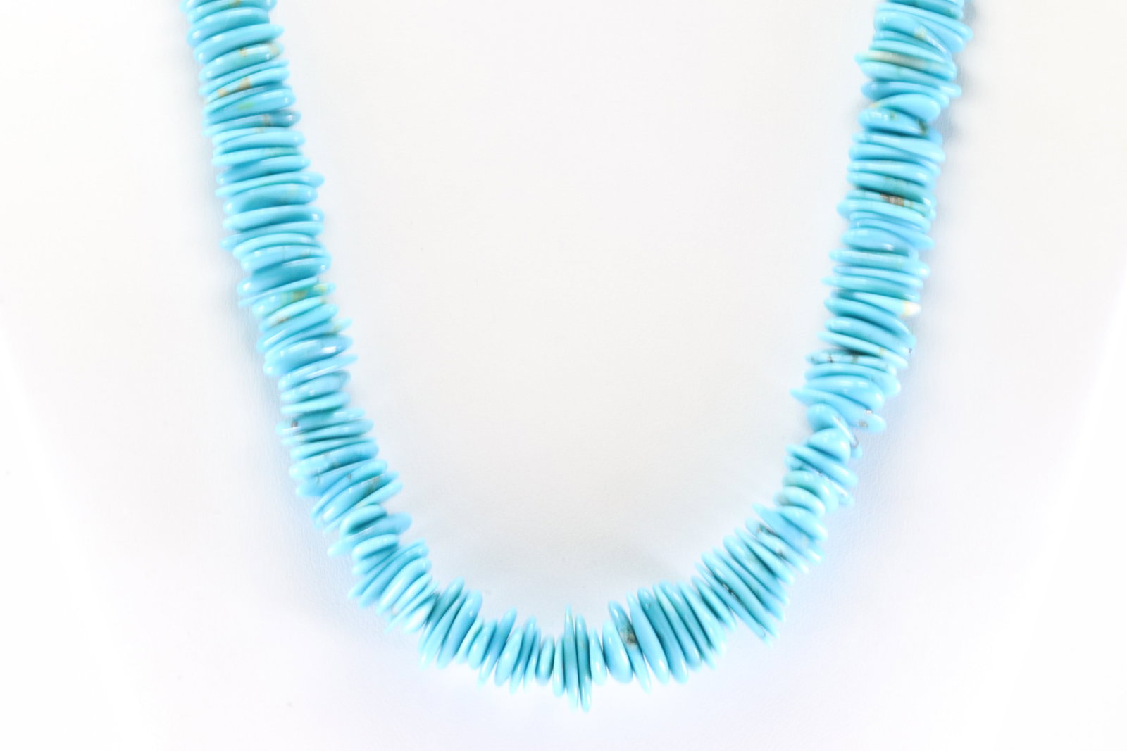Native America Sterling Silver Turquoise Necklace. (1 of 3)