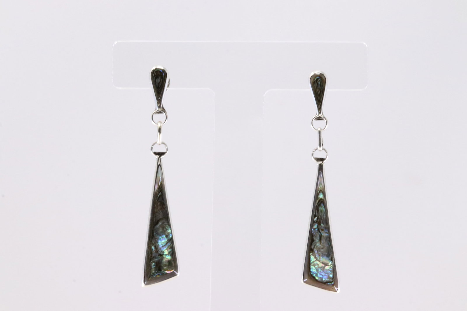 Native America Navajo Sterling Silver Pearl Post / Dangling Earring's By A.Gasper.: This is a Native America Navajo Sterling Silver Pearl Post / Dangling Earring's By A.Gasper.