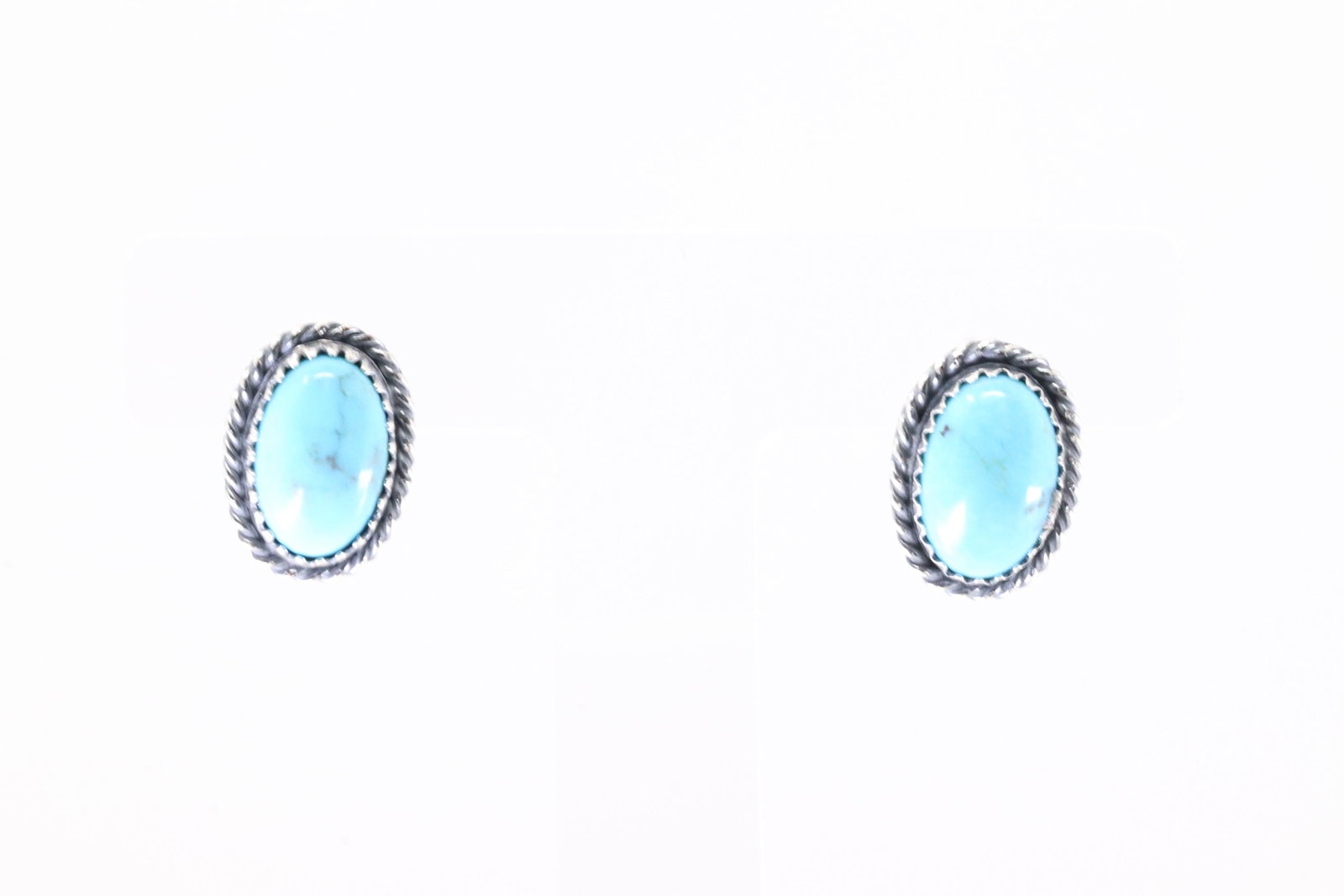 America Sterling Silver Turquoise Post Earring's.: This is a America Sterling Silver Turquoise Post Earring's.