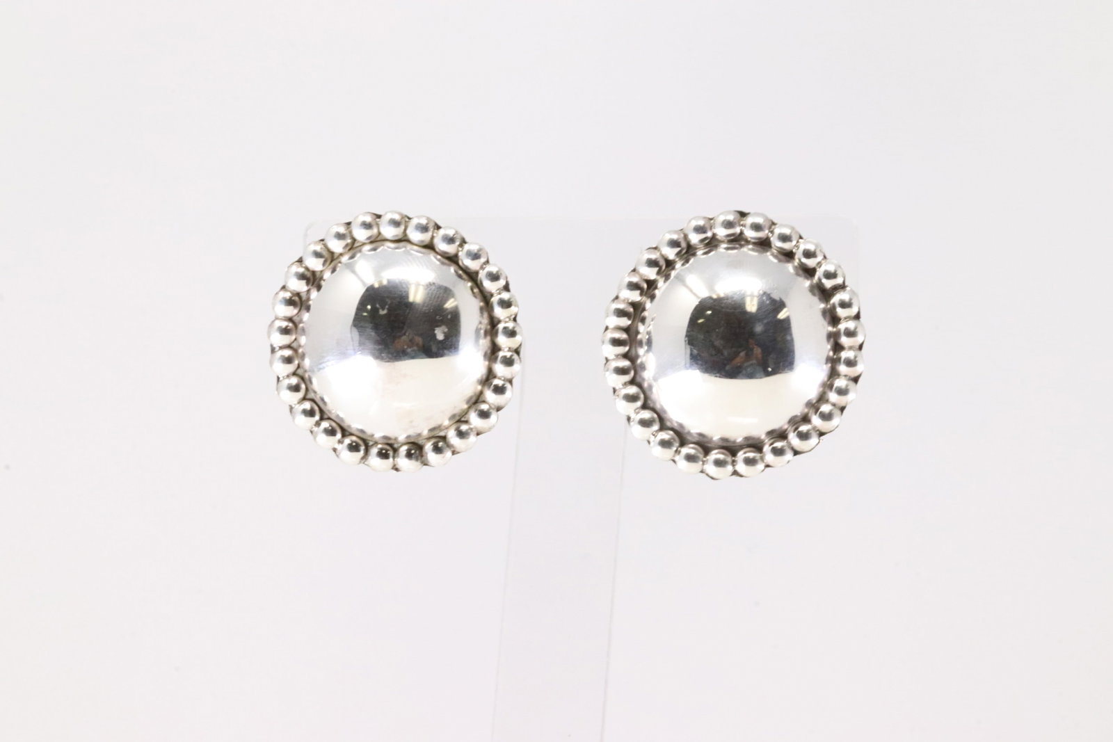 America Sterling Silver Solid Post Earring's. - 2