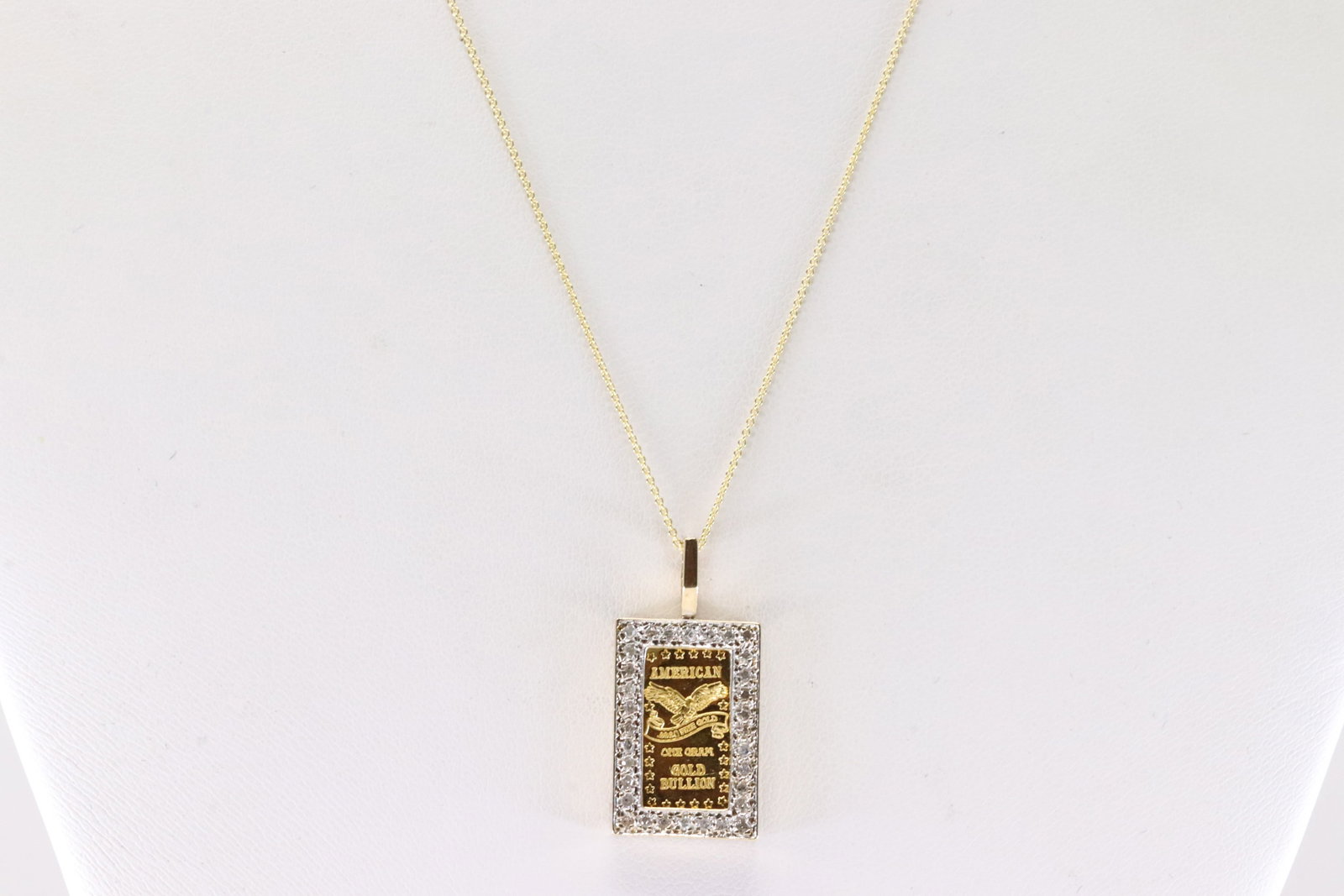 Diamond Pendant / Necklace 14Kt. (1 of 3)