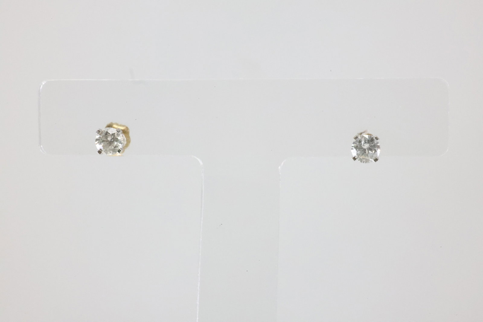 Diamond Stud Earring 10KT. - 3