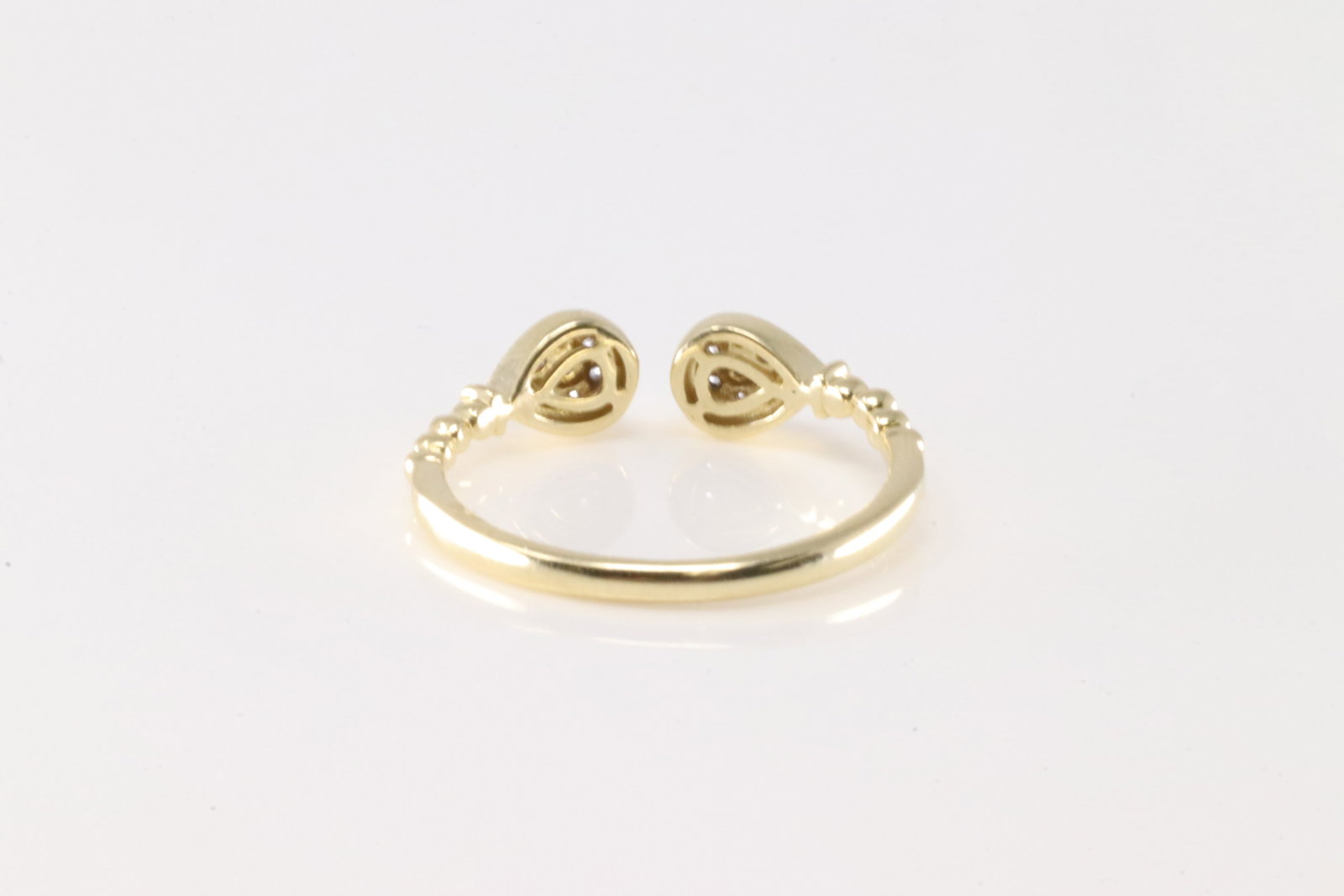 Diamond Open Ring 14Kt. - 4