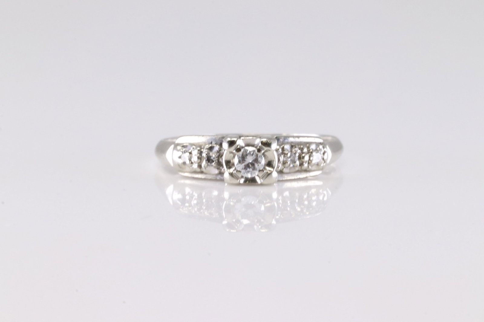 Diamond Ring 14Kt. (1 of 4)