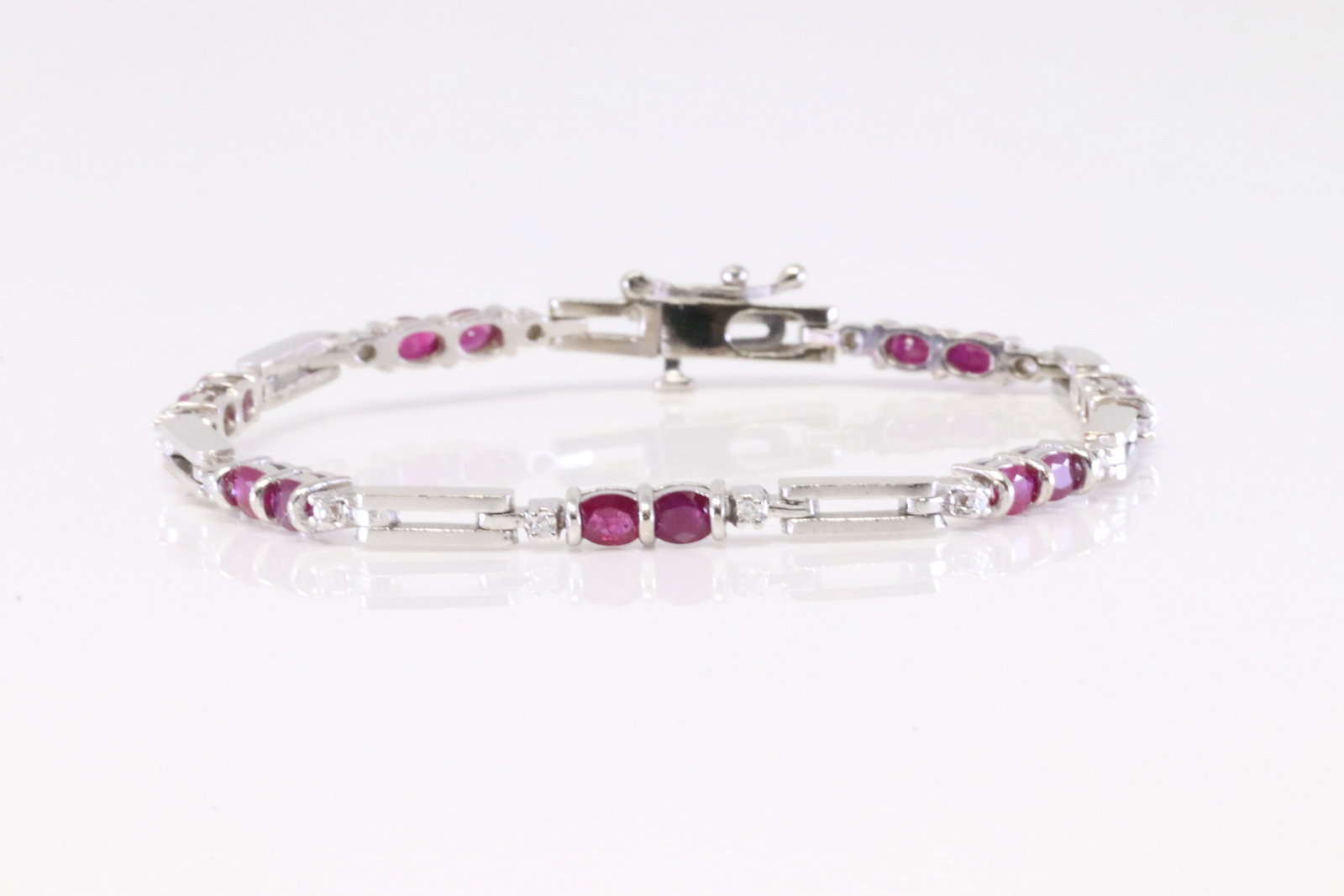 Ruby & Diamond Bracelet 14Kt. (1 of 5)