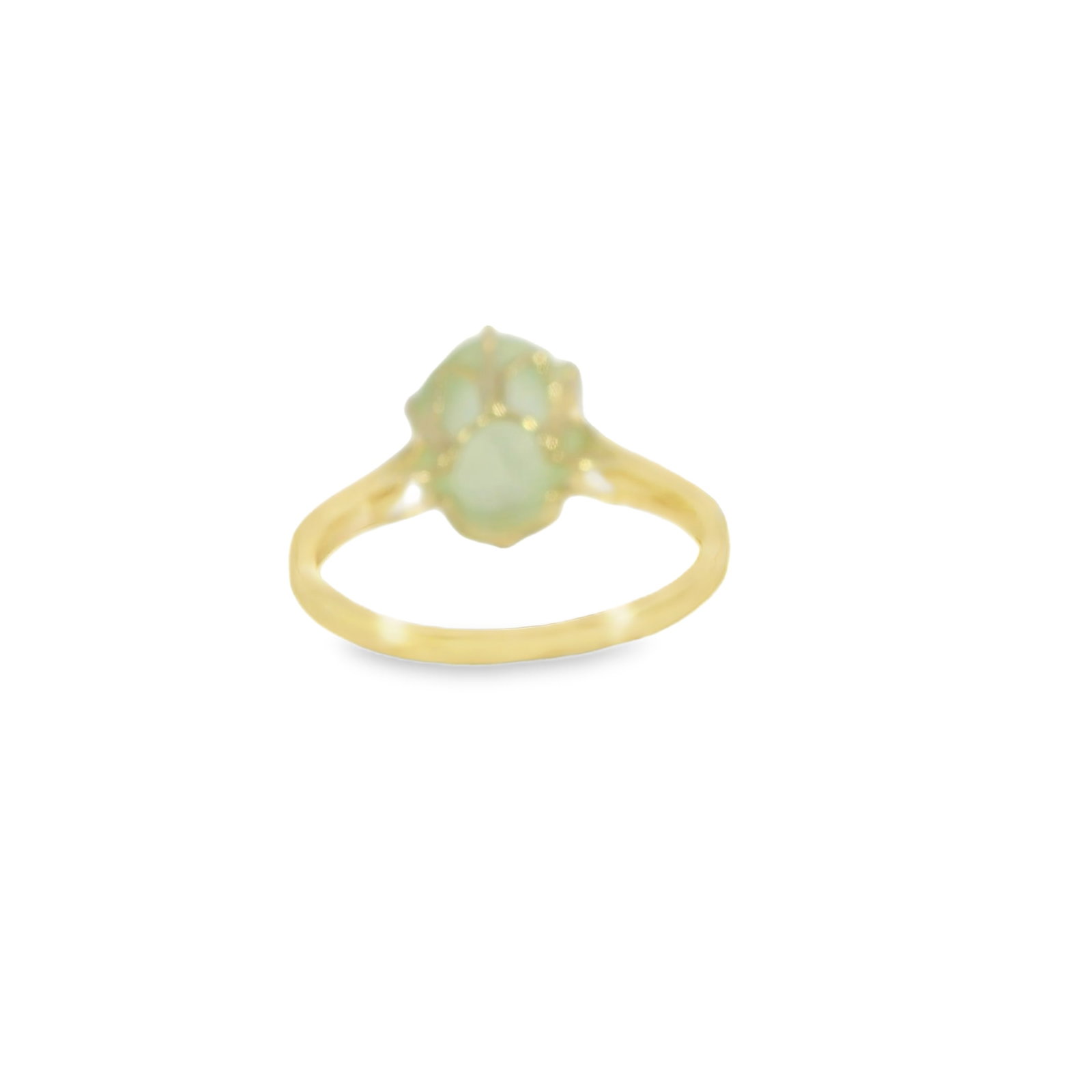 Green Gemstone Ring 10Kt. - 2