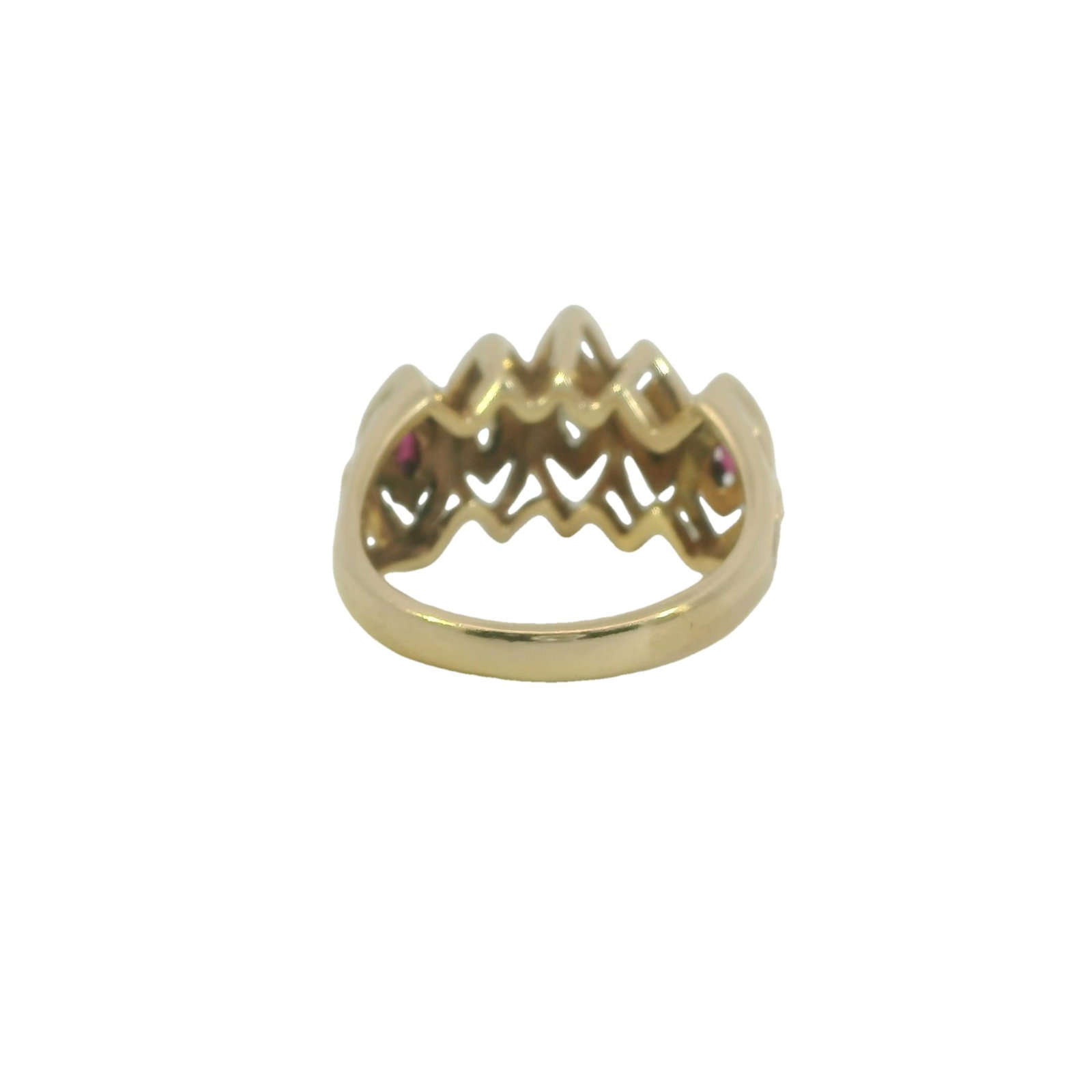 Ruby & Diamond Ring. - 4