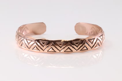 America Navajo Copper Bracelet Cuff.