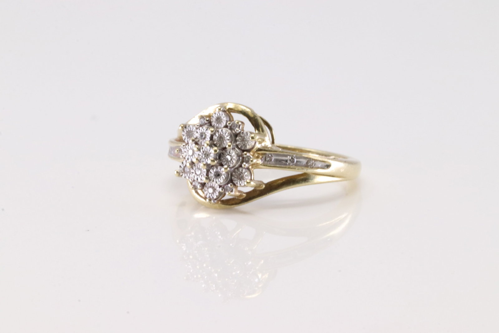 Diamond Ring 10Kt. - 3