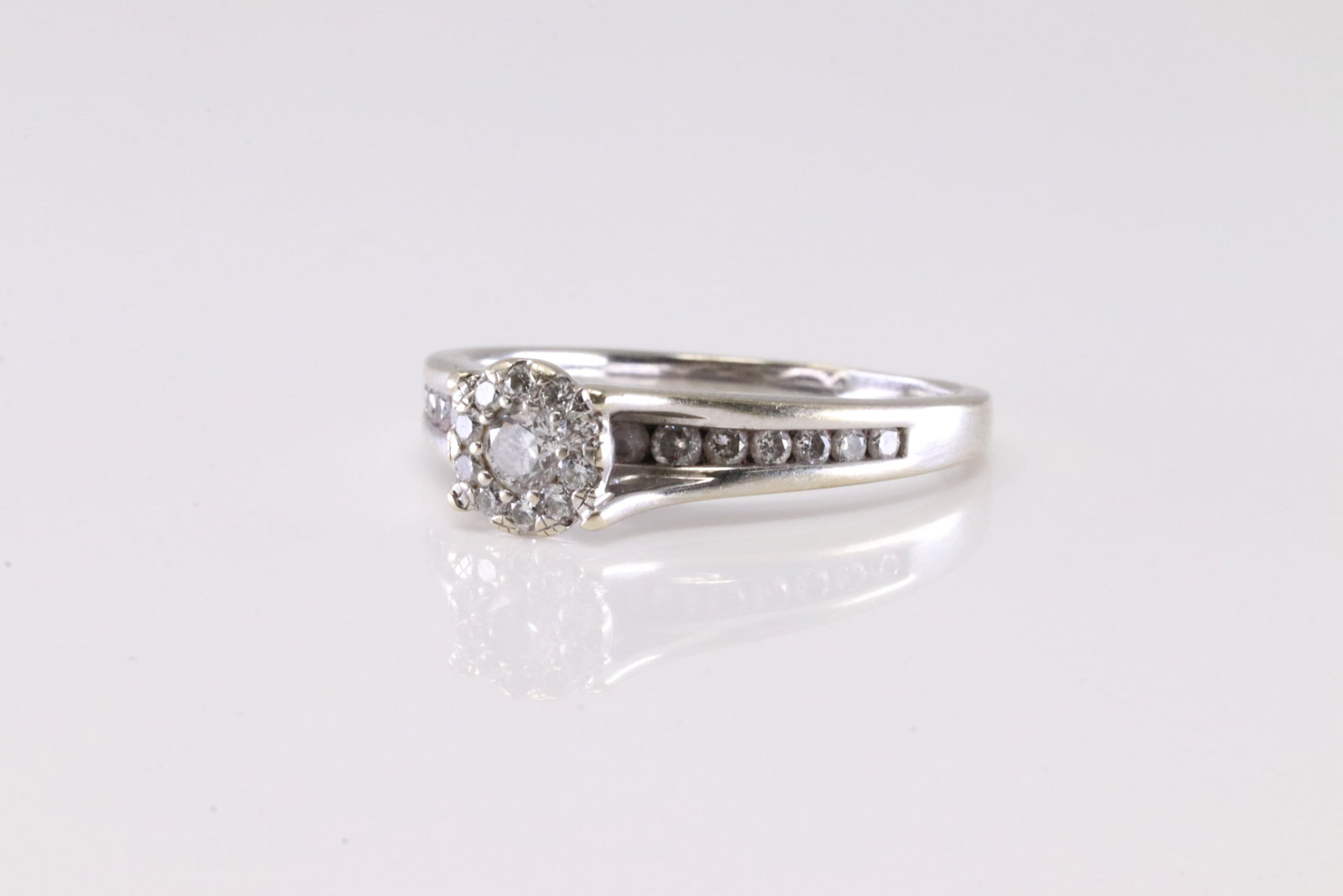 Diamond Ring 14KT. - 3