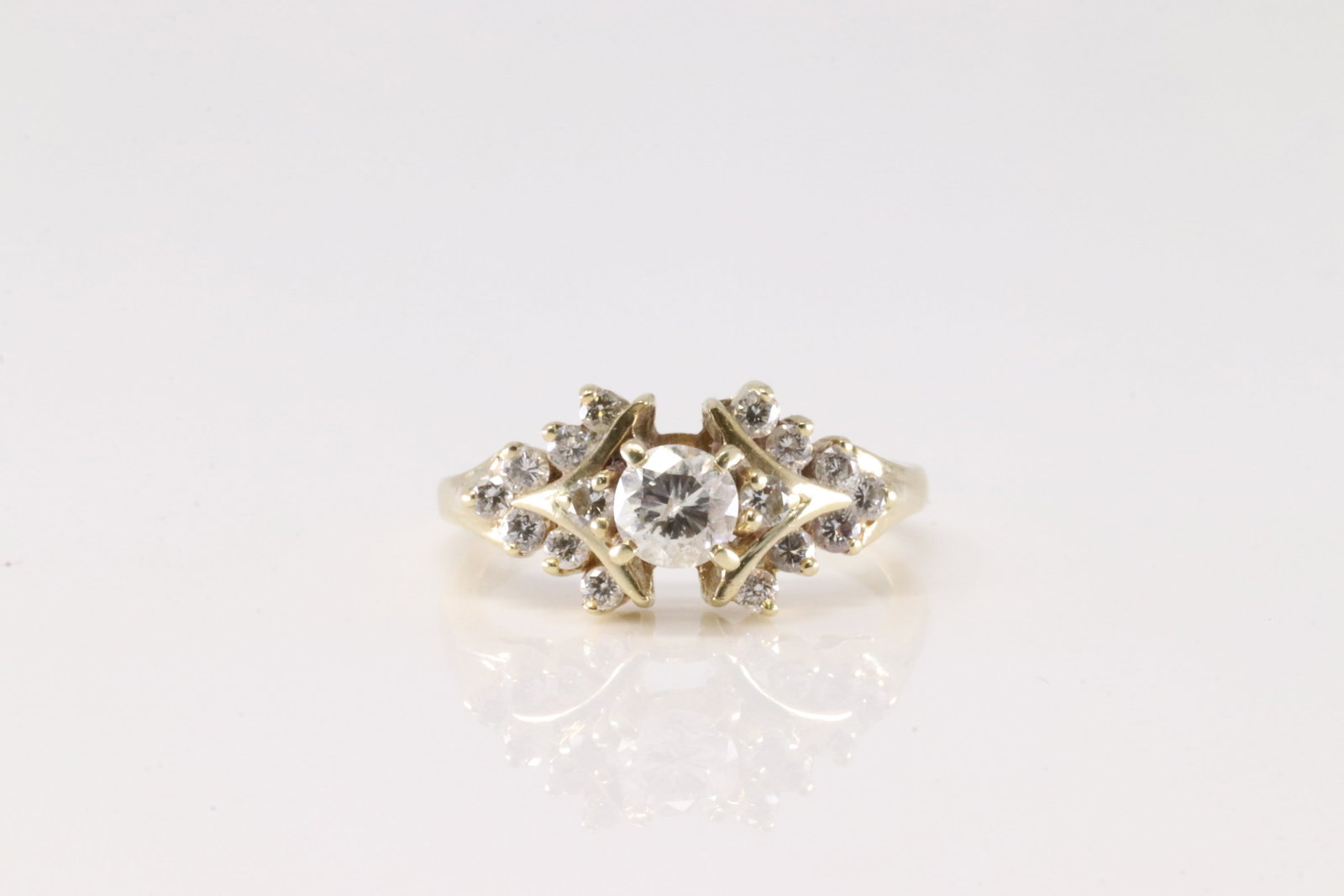 Diamond Ring 14Kt. (1 of 4)