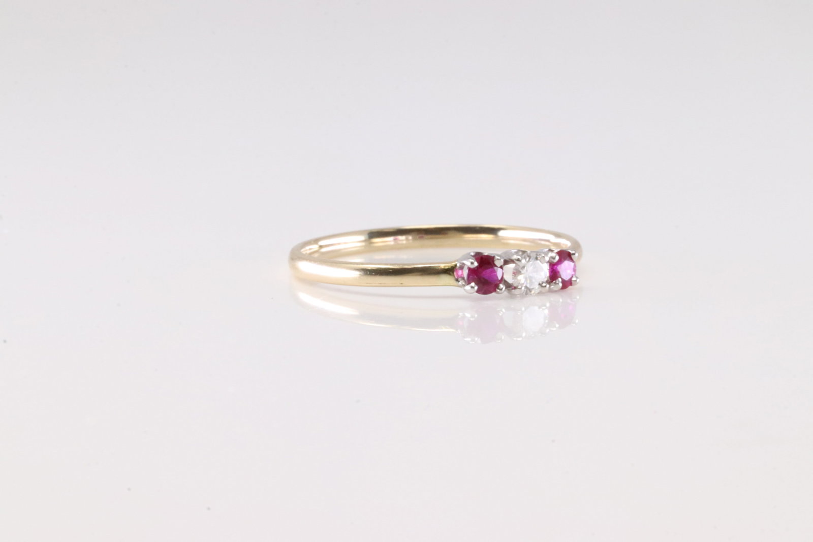 Ruby & Diamond Ring 14Kt. - 2