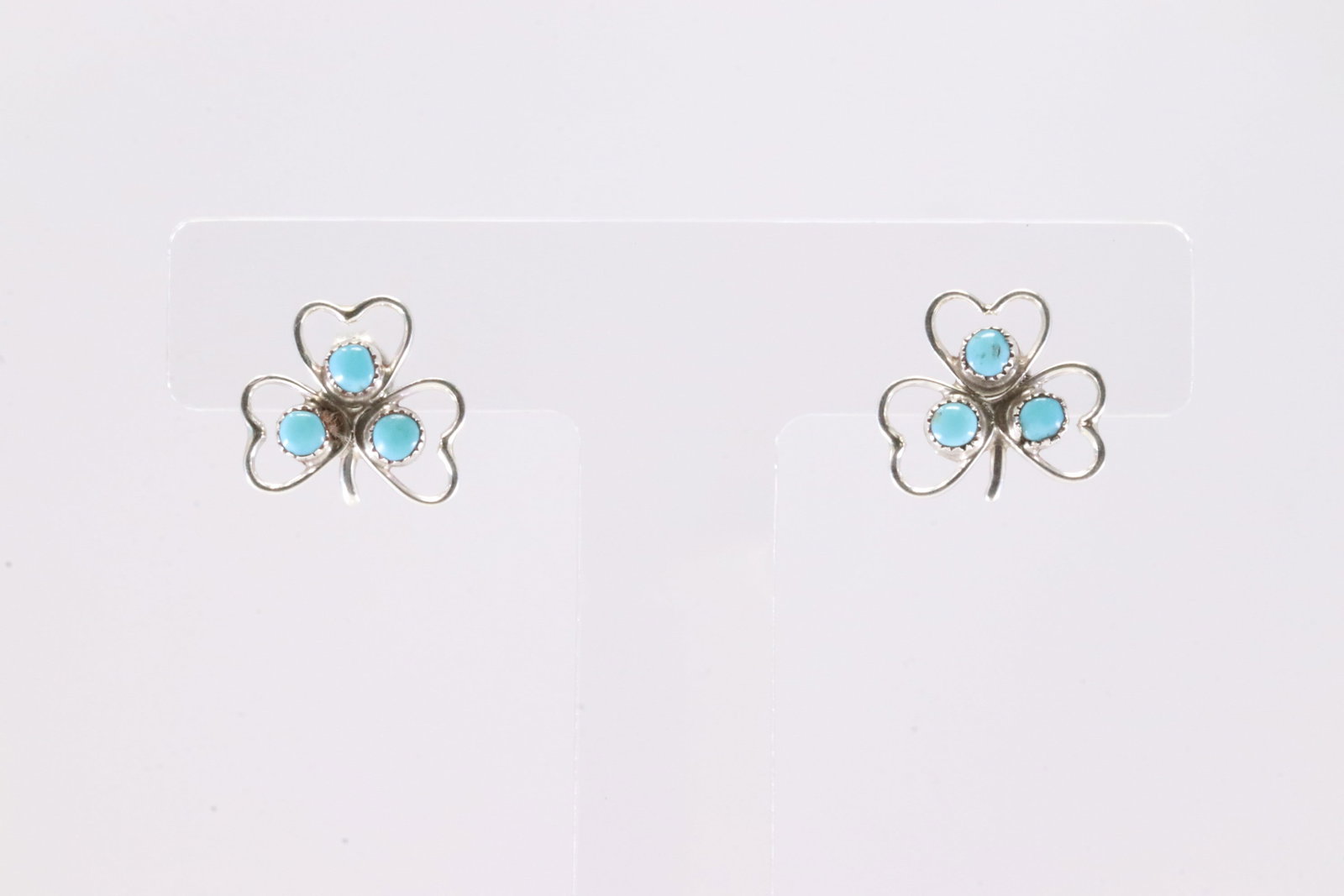 America Navajo Sterling Silver Turquoise Post Earring's.: This is a America Navajo Sterling Silver Turquoise Post Earring's.