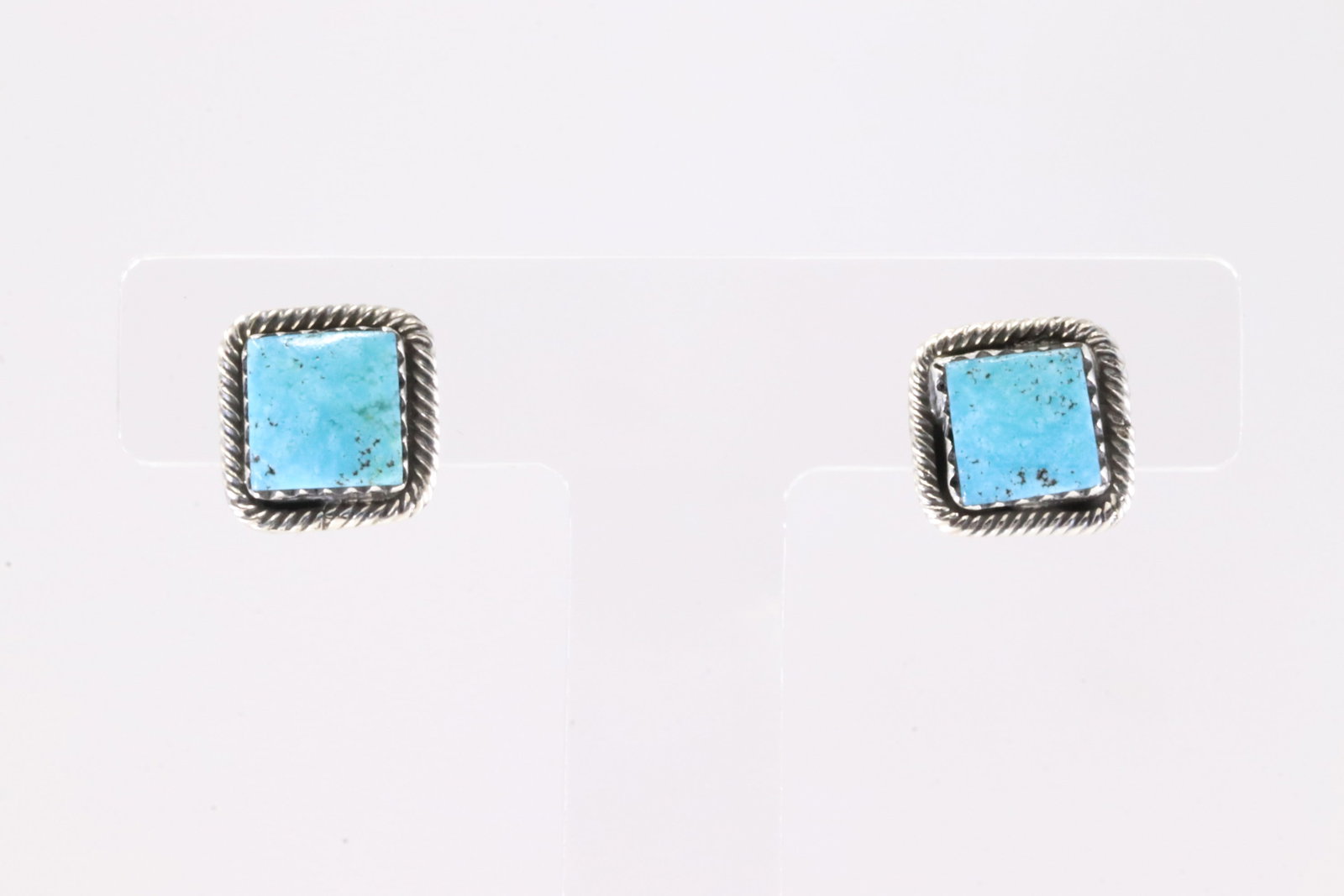 America Sterling Silver Turquoise Post Earring's.: This is a America Sterling Silver Turquoise Post Earring's.
