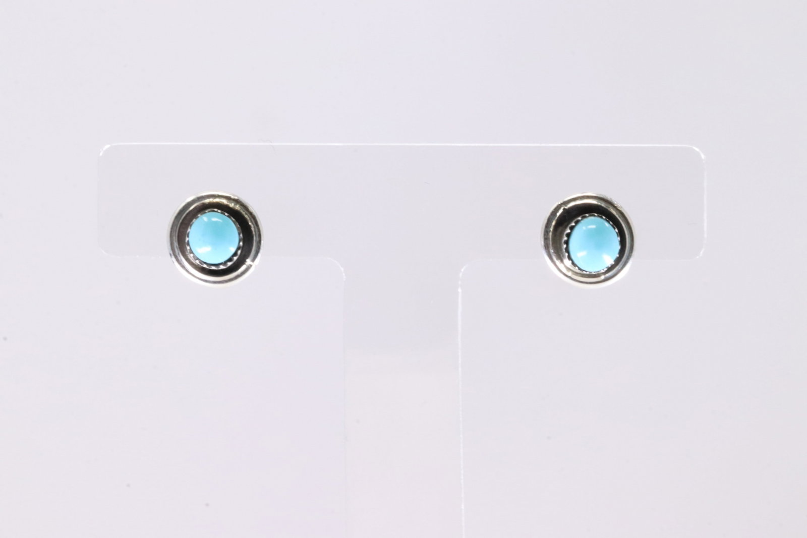 America Sterling Silver Turquoise Post Earring's.: This is a America Sterling Silver Turquoise Post Earring's.