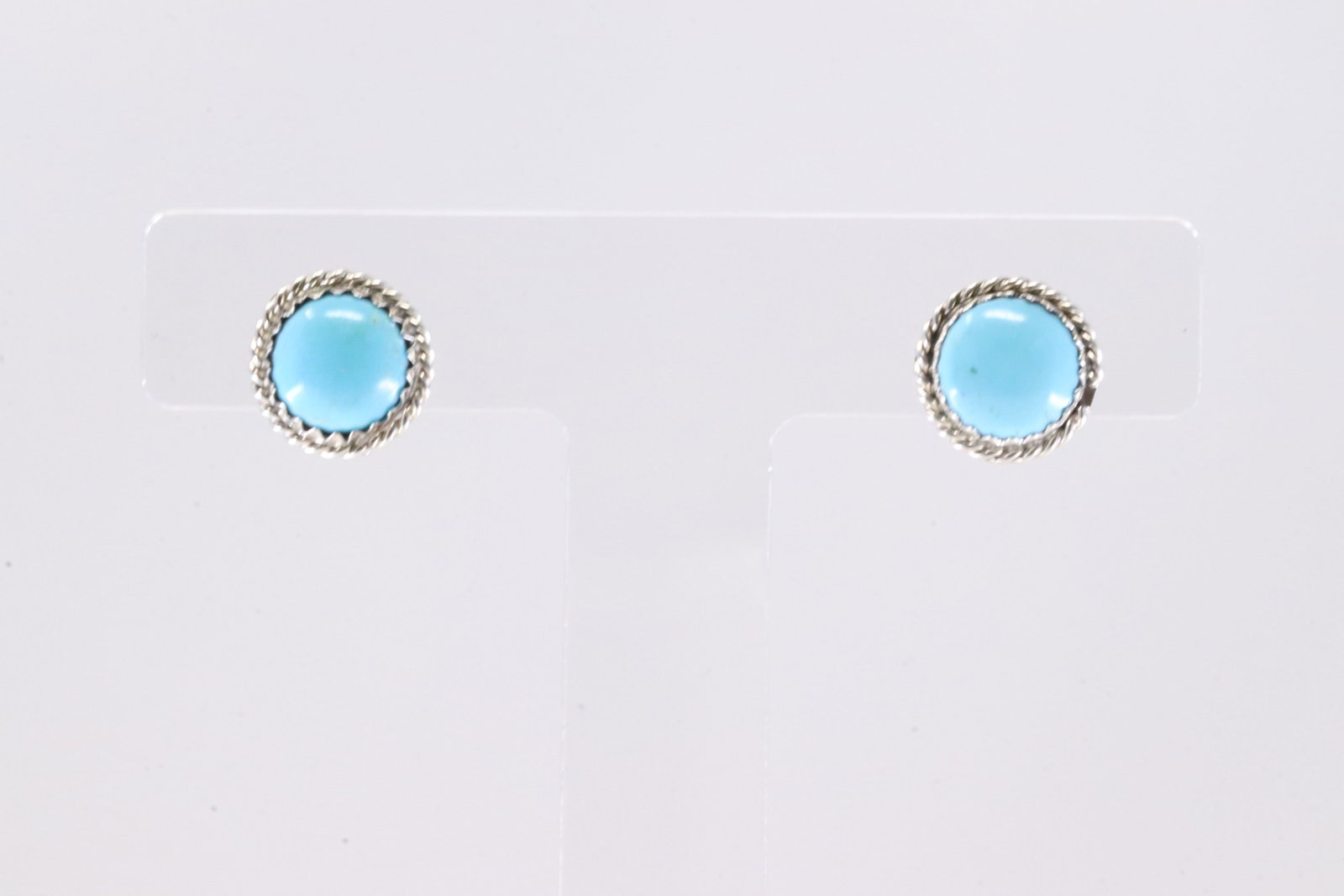 America Sterling Silver Turquoise Post Earring's.: This is a America Sterling Silver Turquoise Post Earring's.