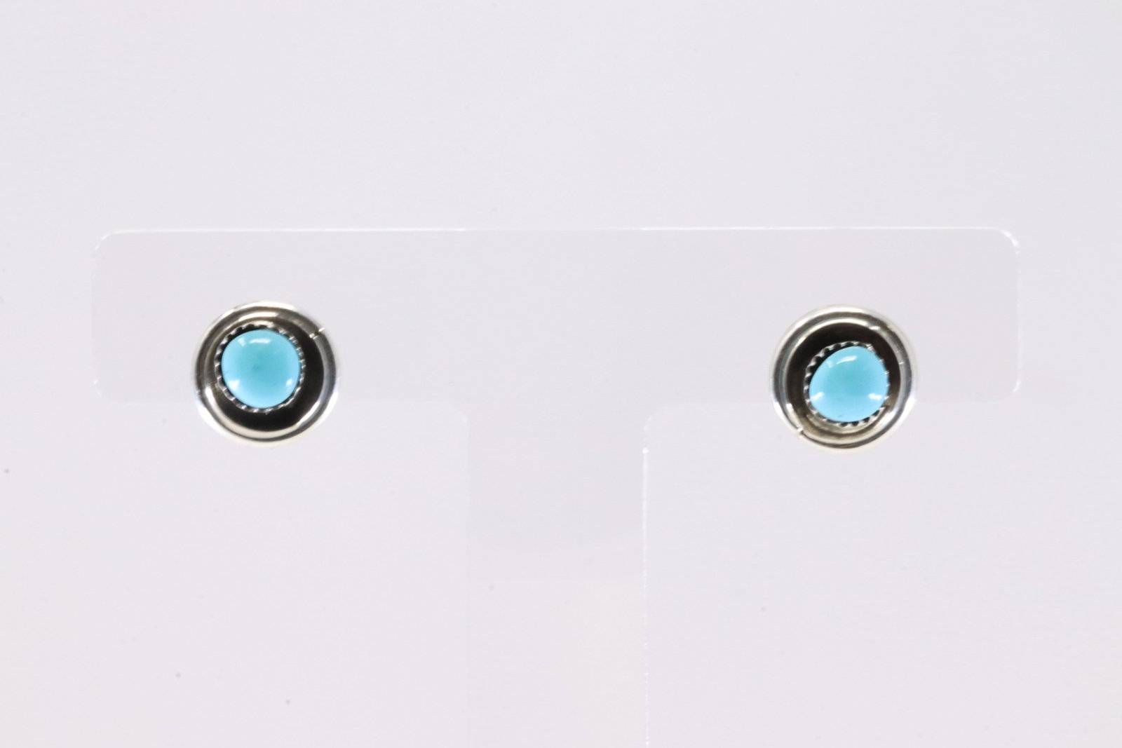 America Sterling Silver Turquoise Post Earring's.: This is a America Sterling Silver Turquoise Post Earring's.