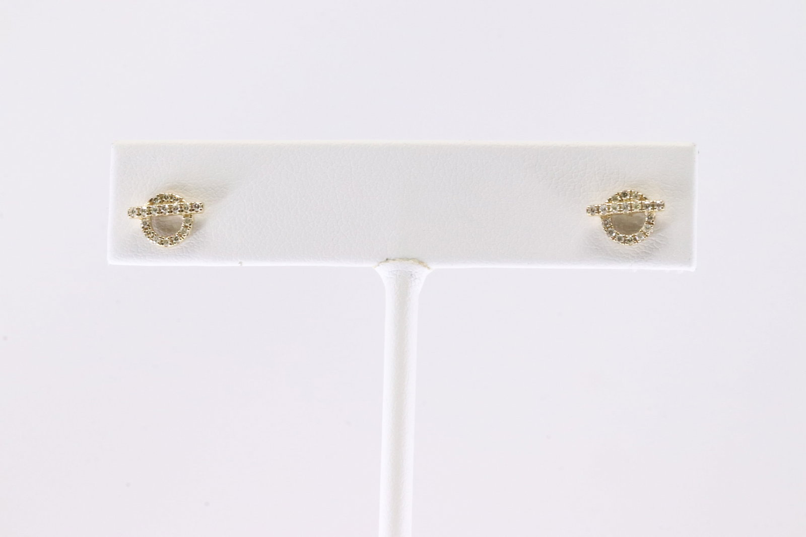 Diamond Stud Earring 10KT. - 3