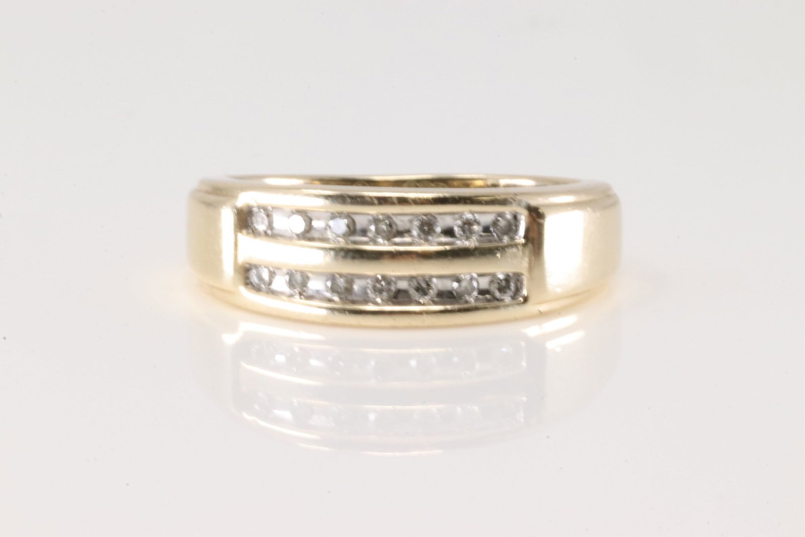 Wedding Diamond Ring 10Kt. - 2
