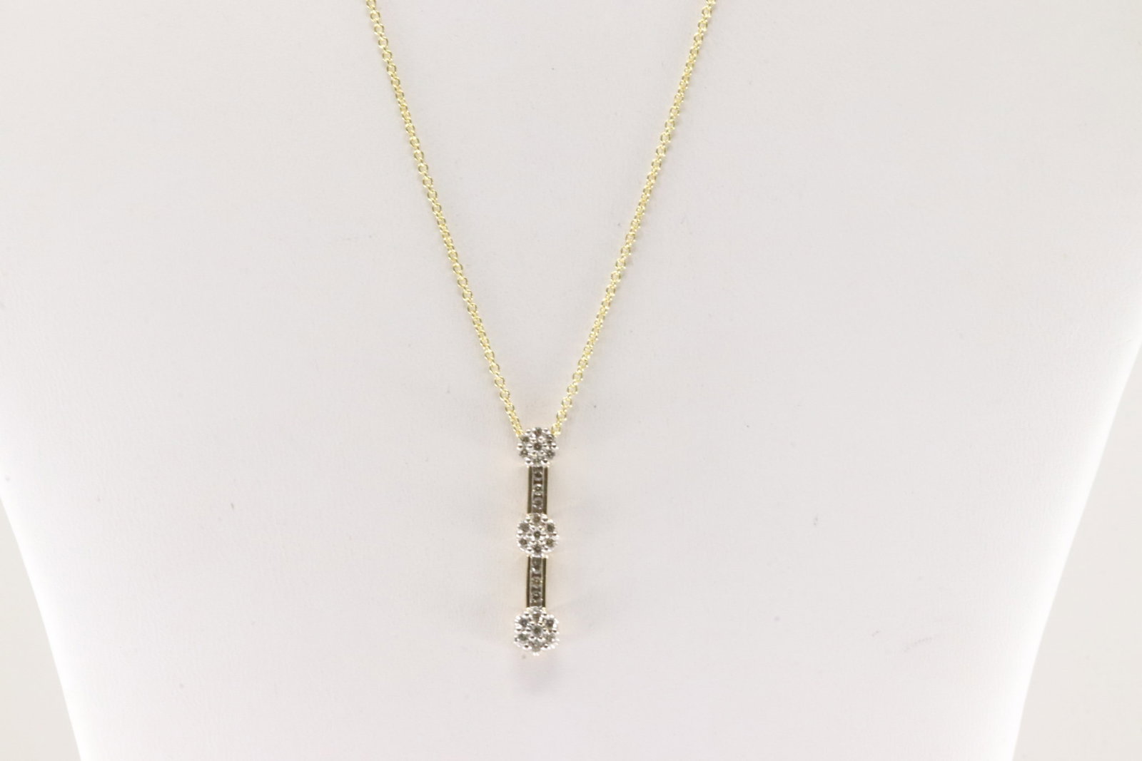 Diamond Pendant / Necklace 10Kt. (1 of 4)