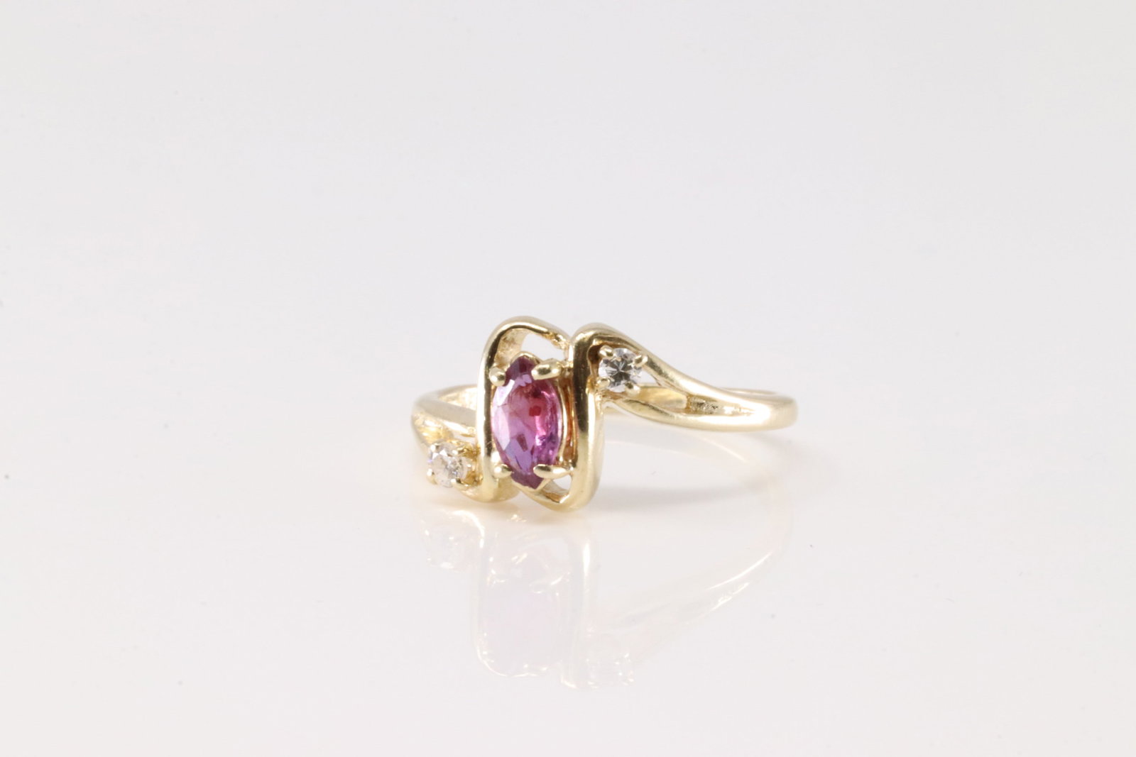Ruby & Diamond Ring 14Kt. - 3