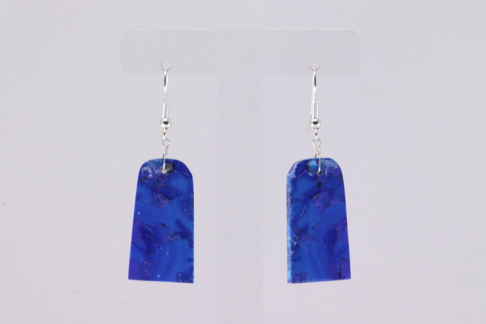 America Sterling Silver Lapis Dangling Earring's.: This is a America Sterling Silver Lapis Dangling Earring's.