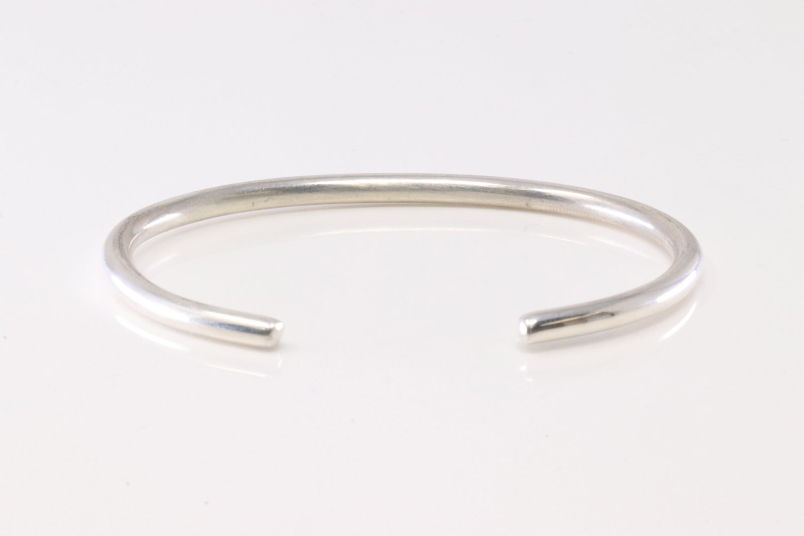 America Sterling Silver Solid Bracelet Cuff. - 4