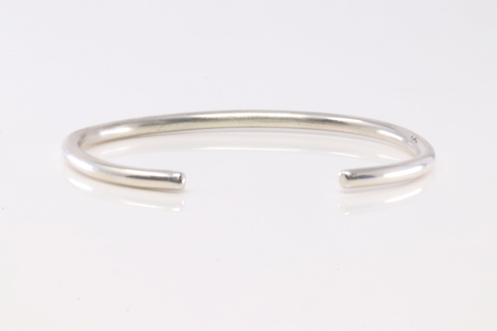 America Sterling Silver Solid Bracelet Cuff. - 3